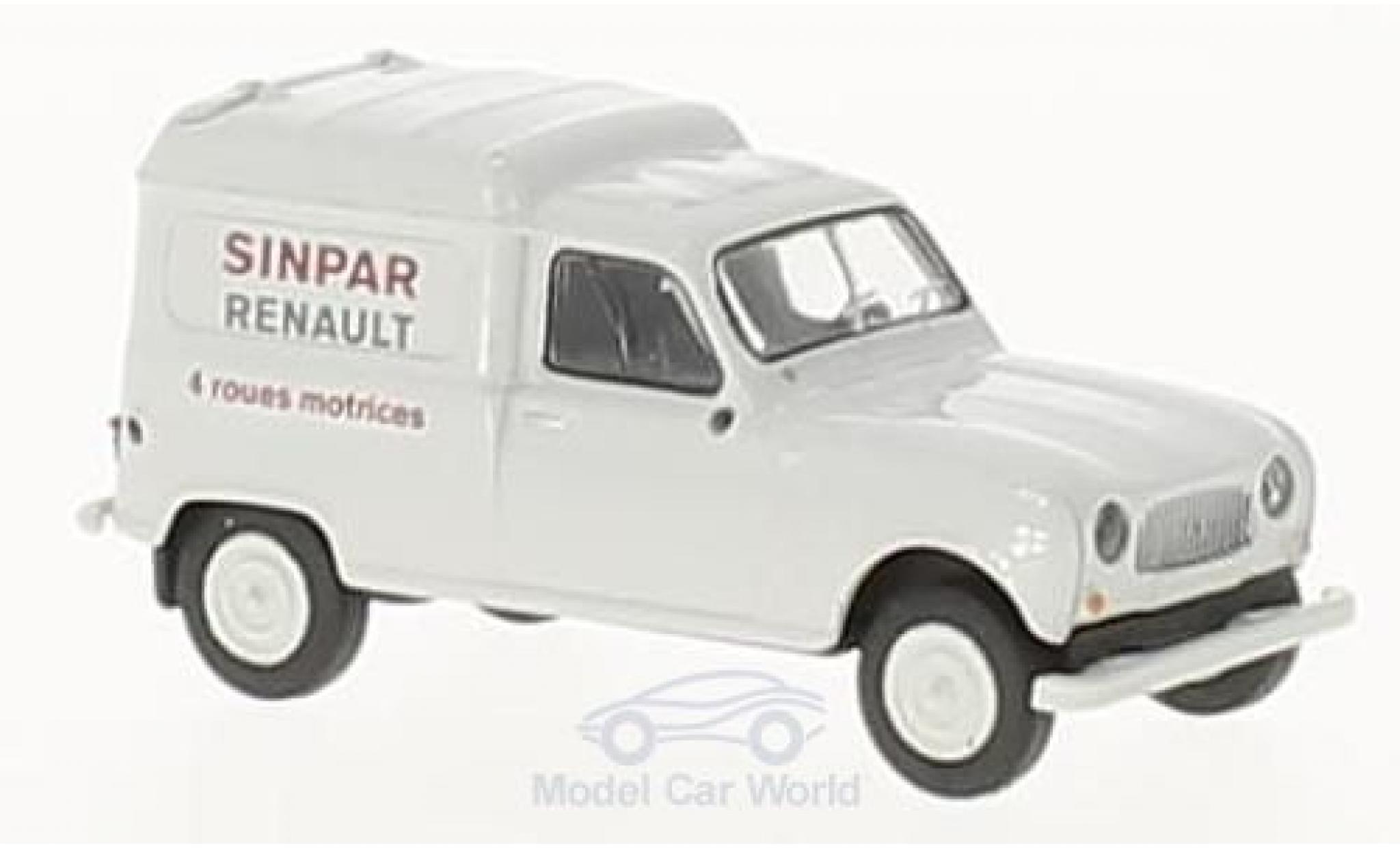 Renault 4 L 1/87 Brekina R Fourgonnette Sinpar- modellino in miniatura