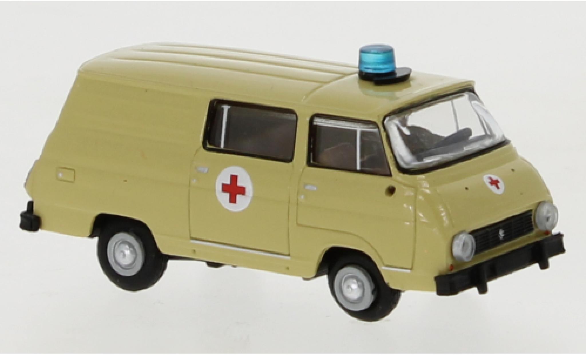 Skoda 1203 1/87 Brekina Halbbus Ambulanz 1969 modellino in miniatura