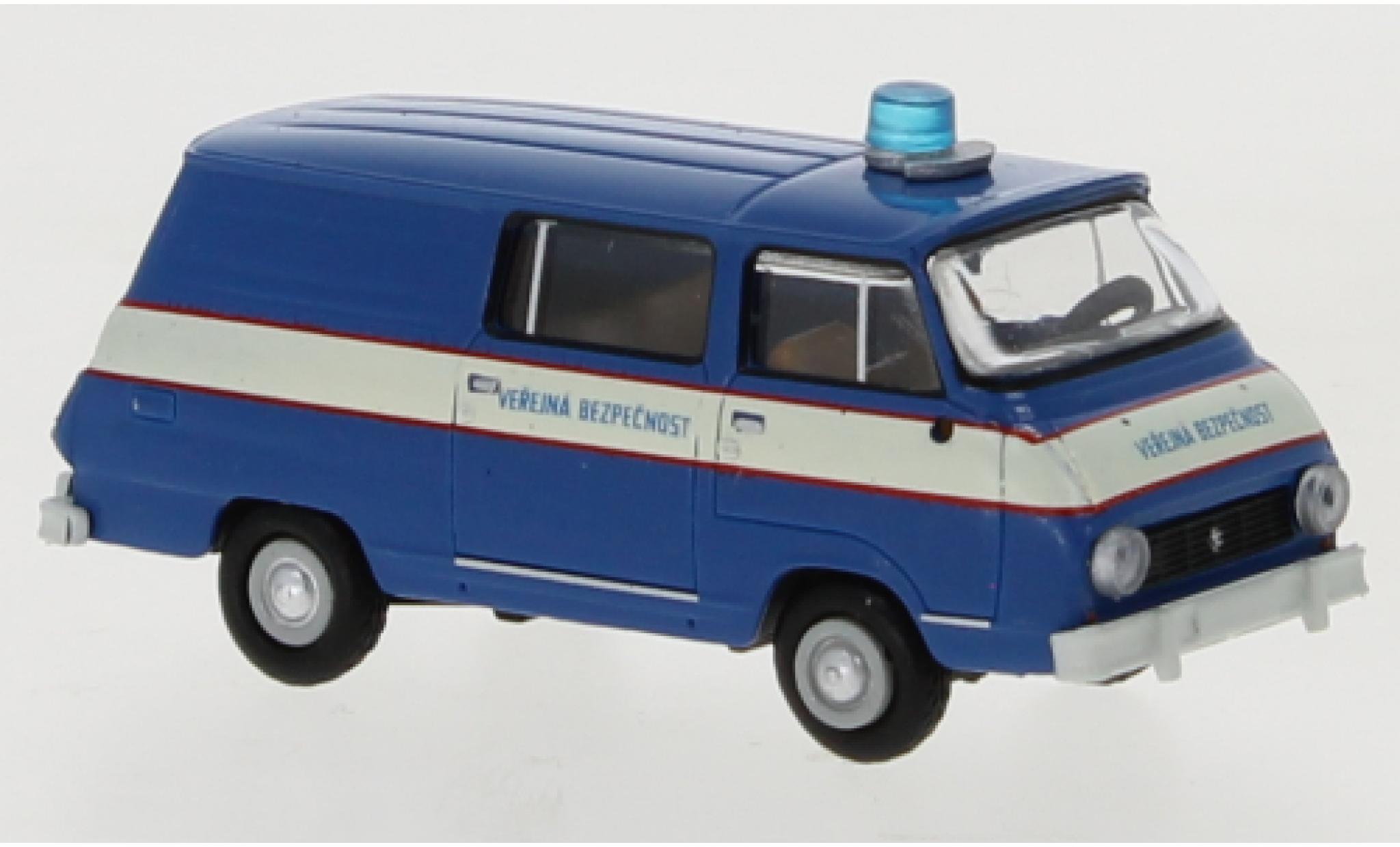 Skoda 1203 1/87 Brekina Halbbus blu VB 1969 modellino in miniatura