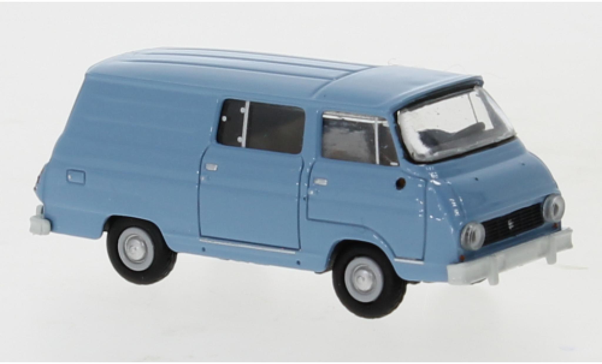 Skoda 1203 1/87 Brekina Halbbus blu 1969 modellino in miniatura