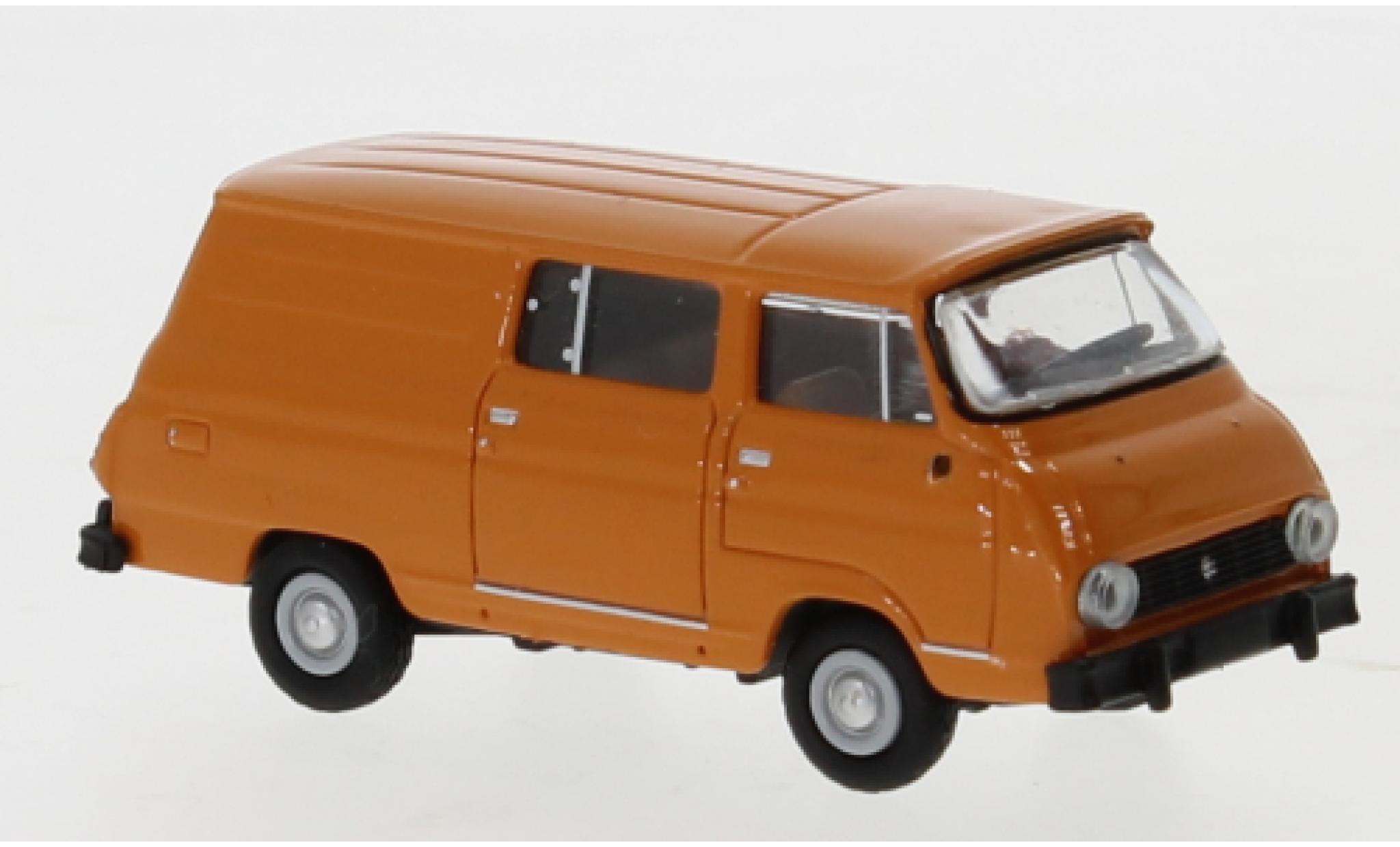 Skoda 1203 1/87 Brekina Halbbus rosso 1969 modellino in miniatura
