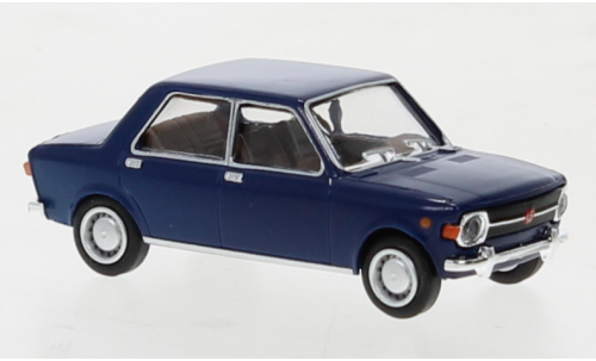 Fiat 128 1/87 Brekina Starline blu foncé 1969 modellino in miniatura