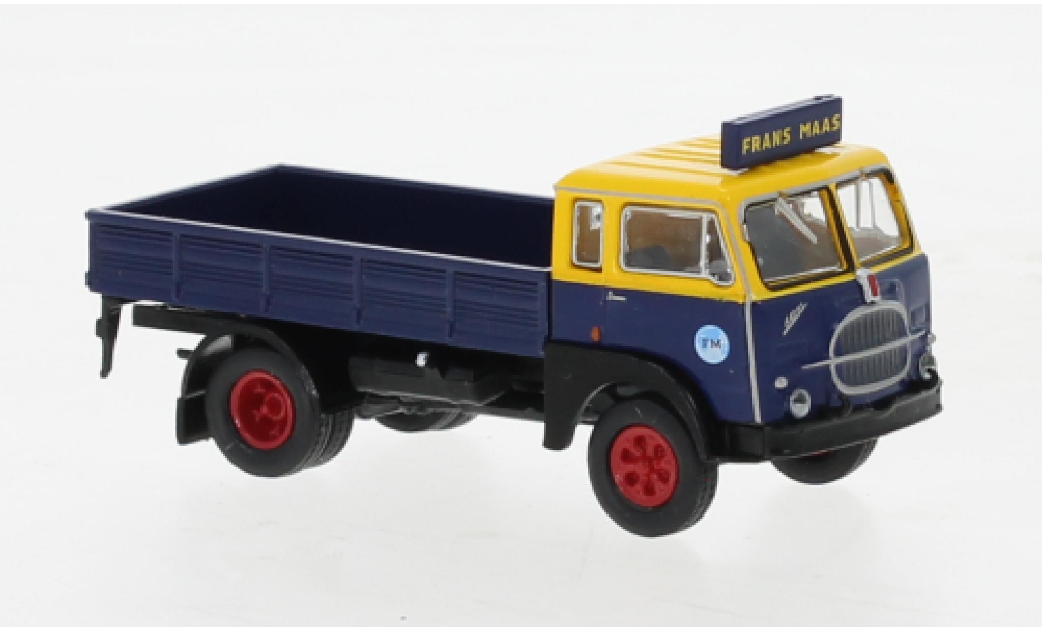 Fiat 642 1/87 Brekina Starline plateforme Frans Maas (NL) 1962 modellino in miniatura