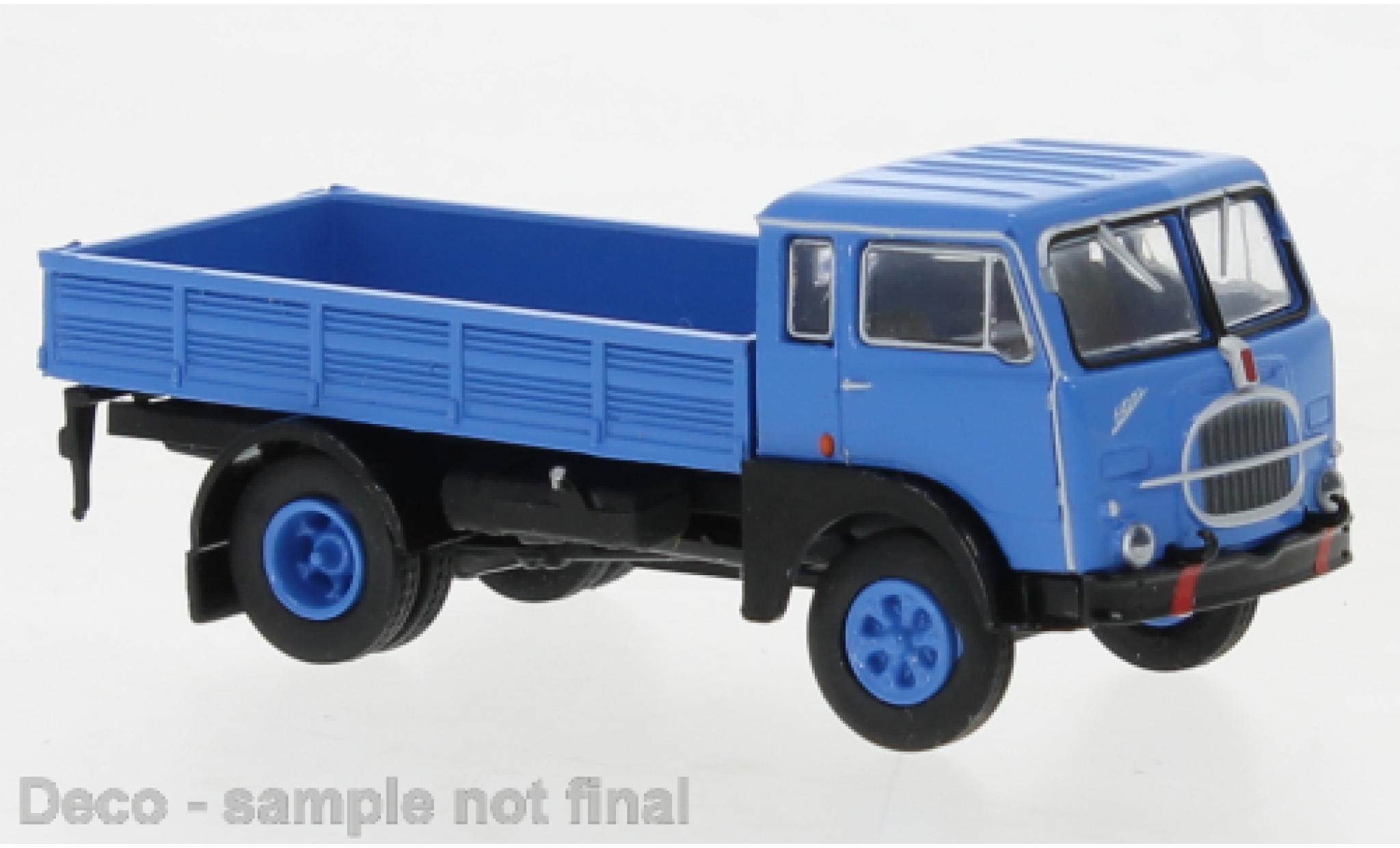Fiat 642 1/87 Brekina Starline Pritsche blu/nero 1962 modellino in miniatura