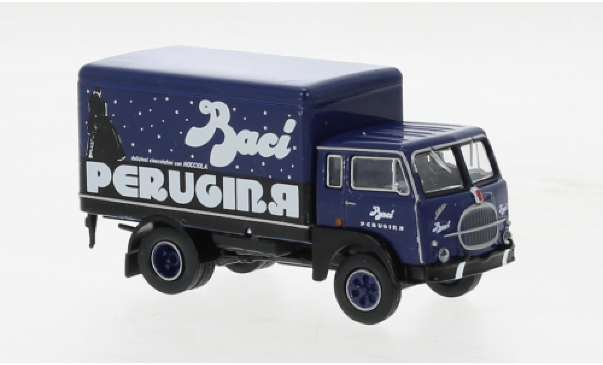 Fiat 642 1/87 Brekina Starline wagon conteneur Cioccolato Perugina 1962 modellino in miniatura