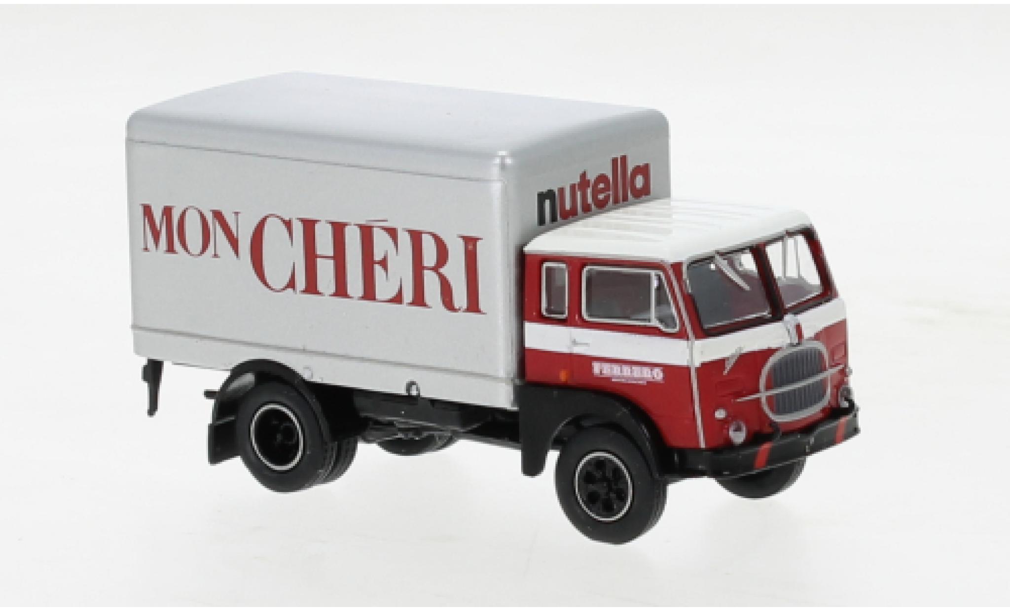 Fiat 642 1/87 Brekina Starline wagon conteneur Ferrero 1962 modellino in miniatura