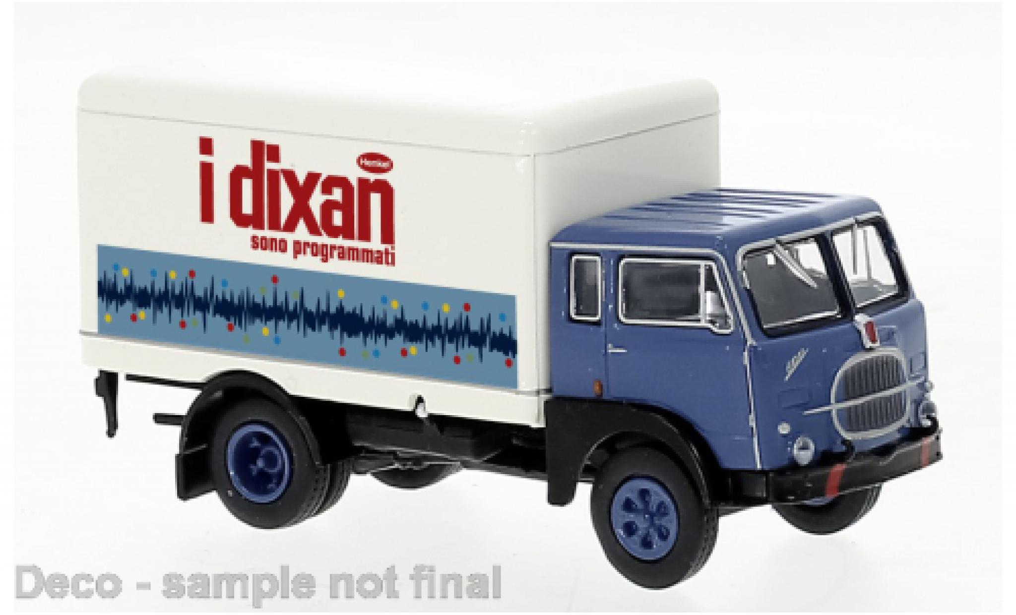 Fiat 642 1/87 Brekina Starline wagon conteneur idixan 1960 modellino in miniatura