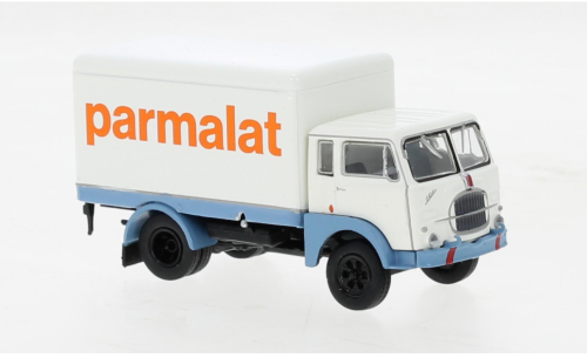 Fiat 642 1/87 Brekina Starline wagon conteneur Parmalat 1962 modellino in miniatura