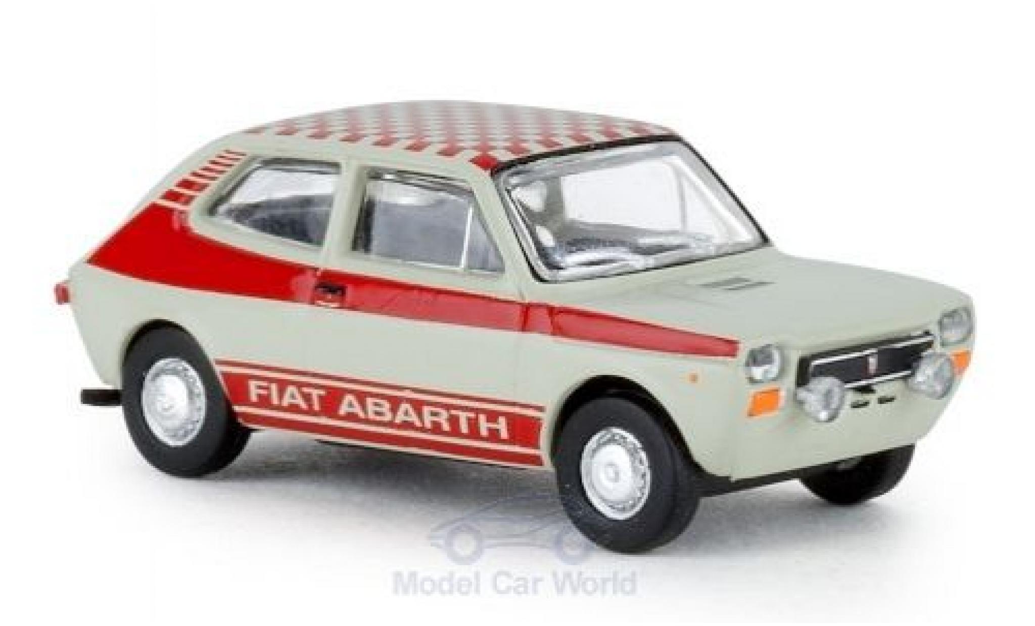 Fiat 127 1/87 Brekina grigio Abarth 1971 modellino in miniatura