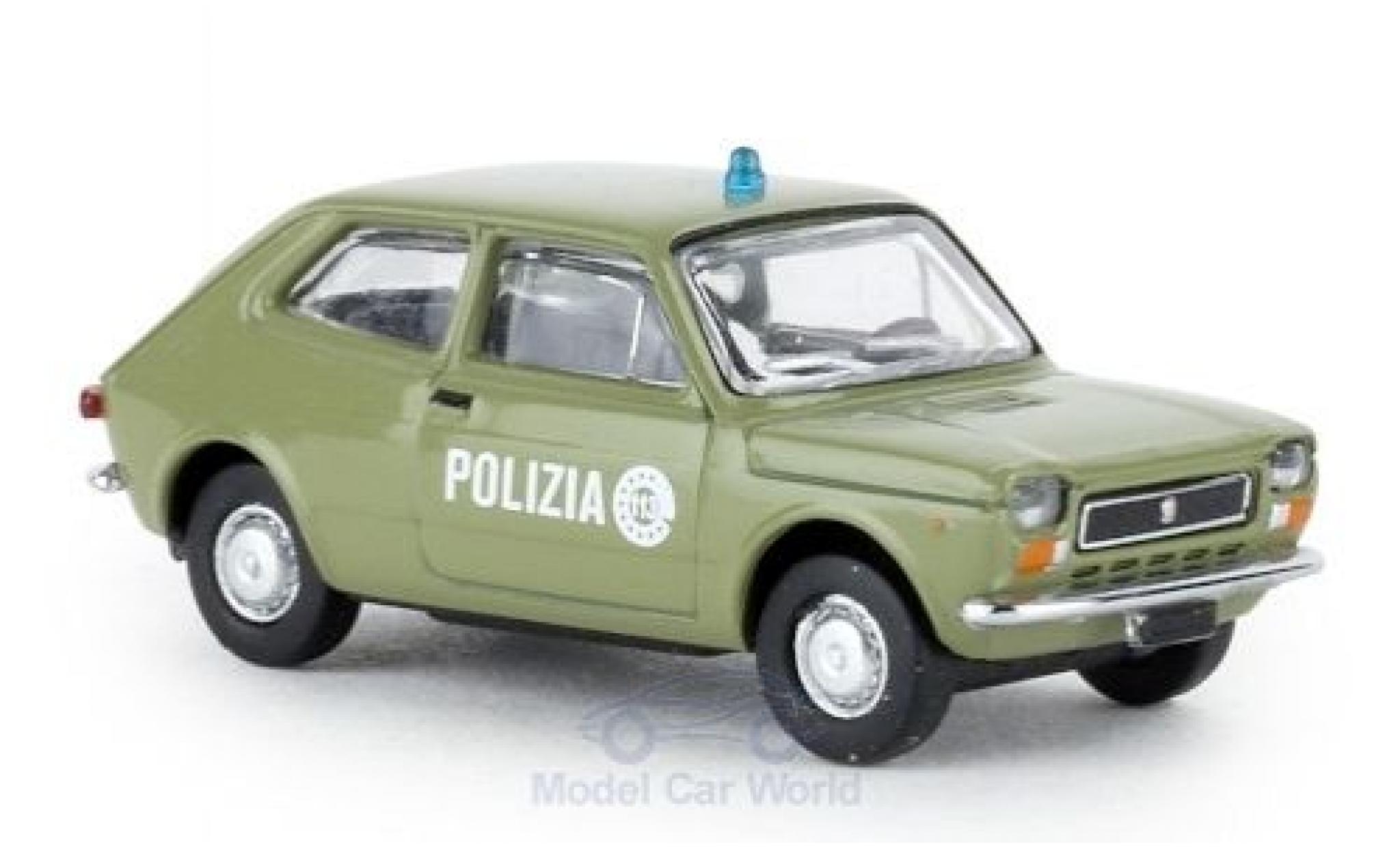 Fiat 127 1/87 Brekina Polizia 1971 modellino in miniatura