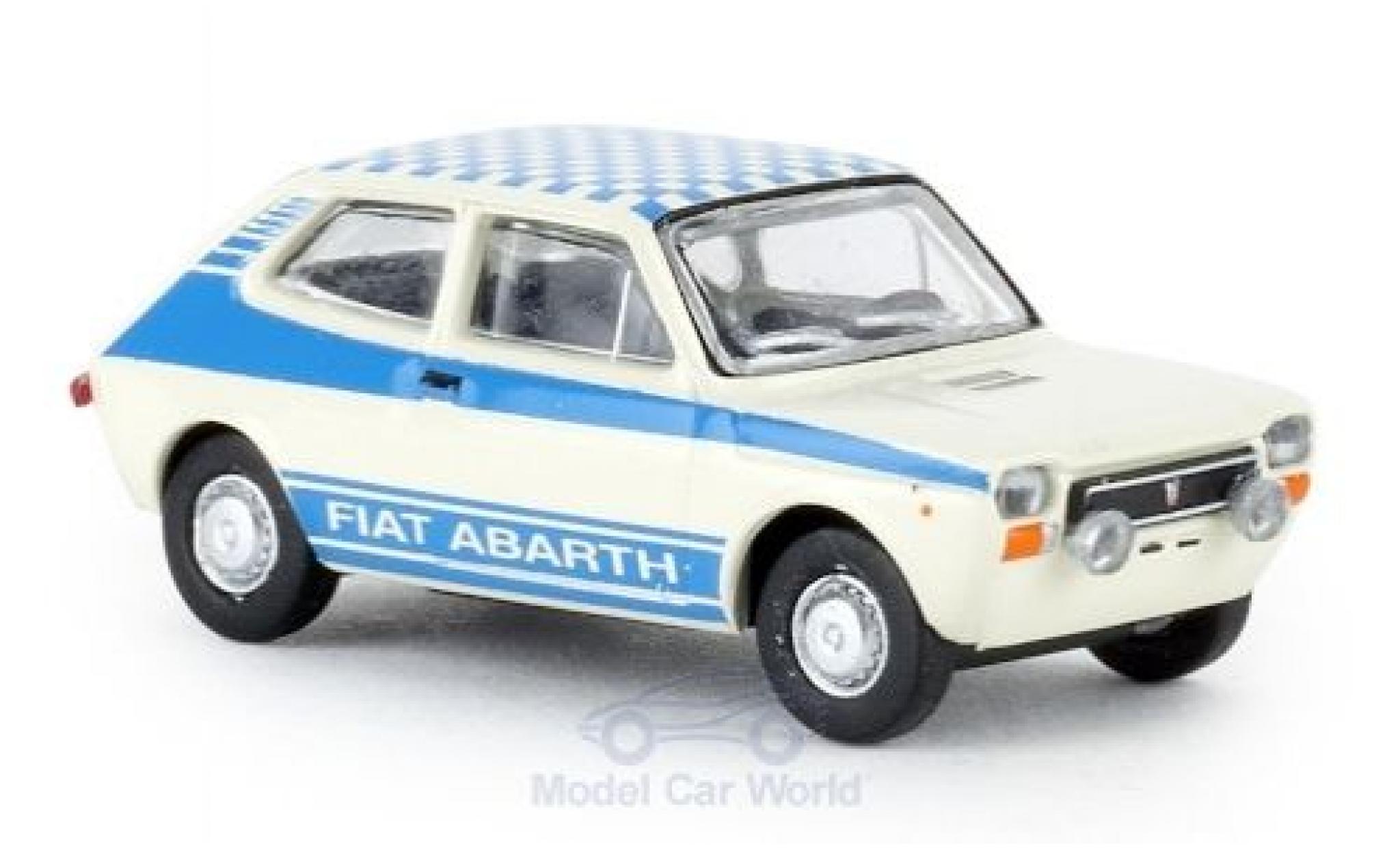 Fiat 127 1/87 Brekina bianco Abarth 1971 modellino in miniatura