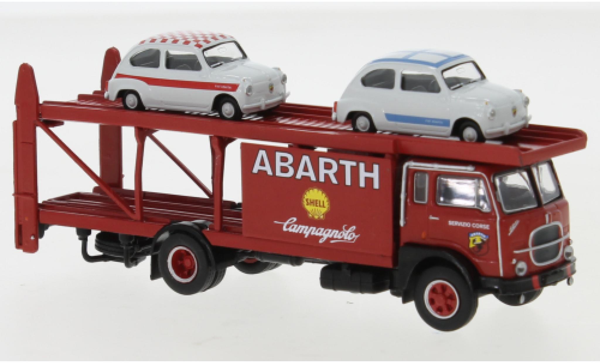Fiat 642 1/87 Brekina Renntransporter Abarth 1962 modellino in miniatura