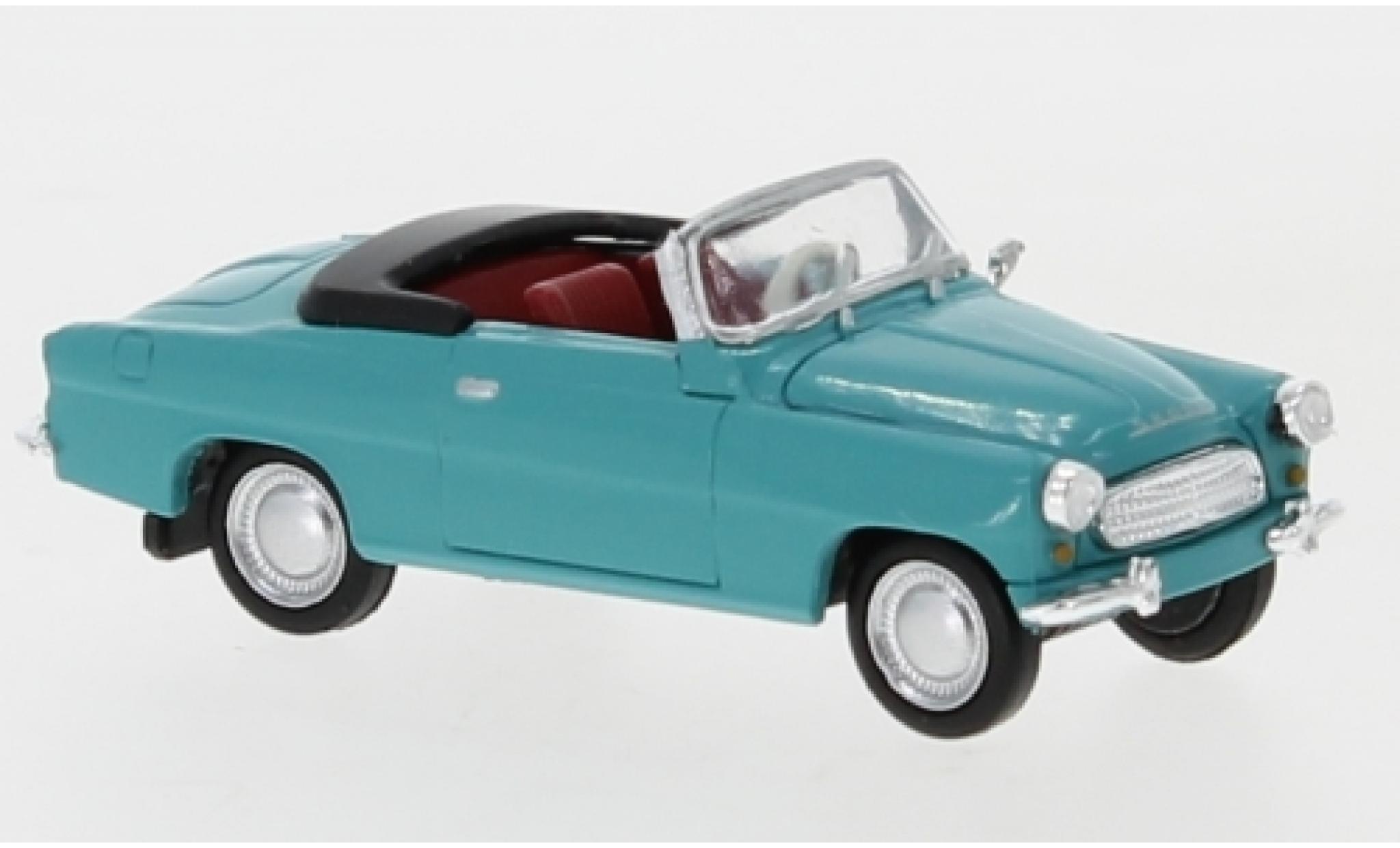 Skoda Felicia 1/87 Brekina blu 1959 modellino in miniatura