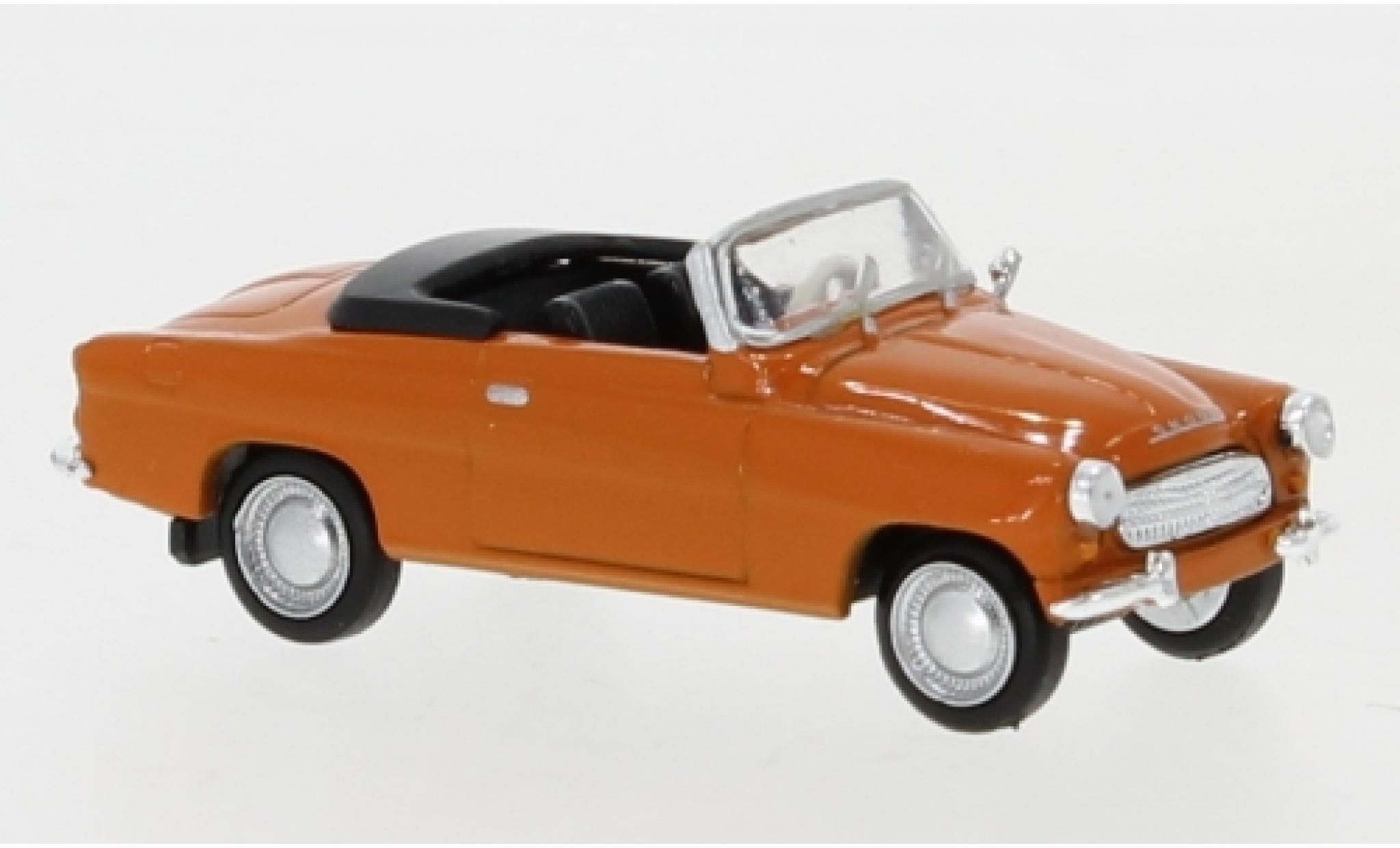 Skoda Felicia 1/87 Brekina orange 1959 modellino in miniatura