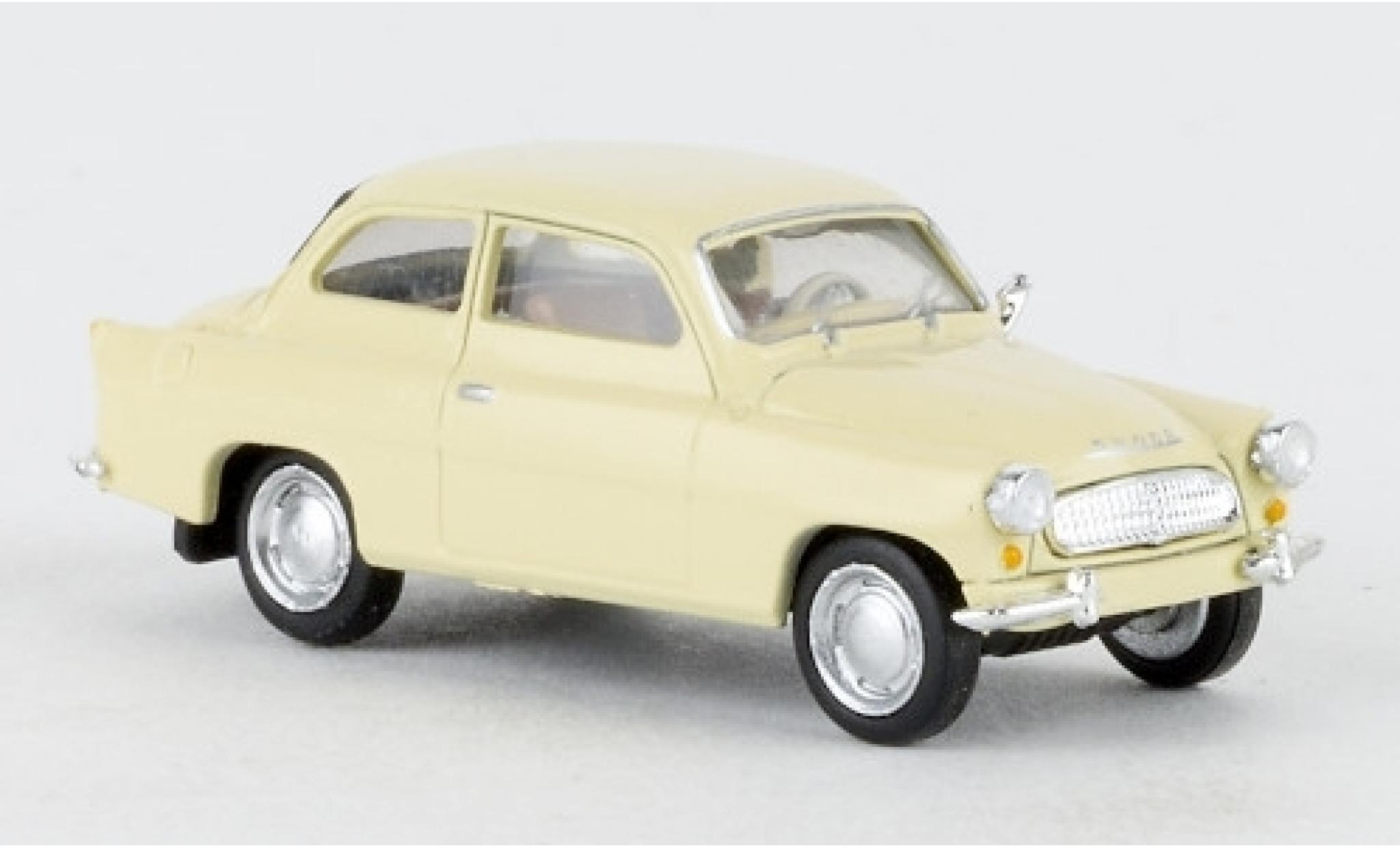 Skoda Octavia 1/87 Brekina beige 1960 modellino in miniatura