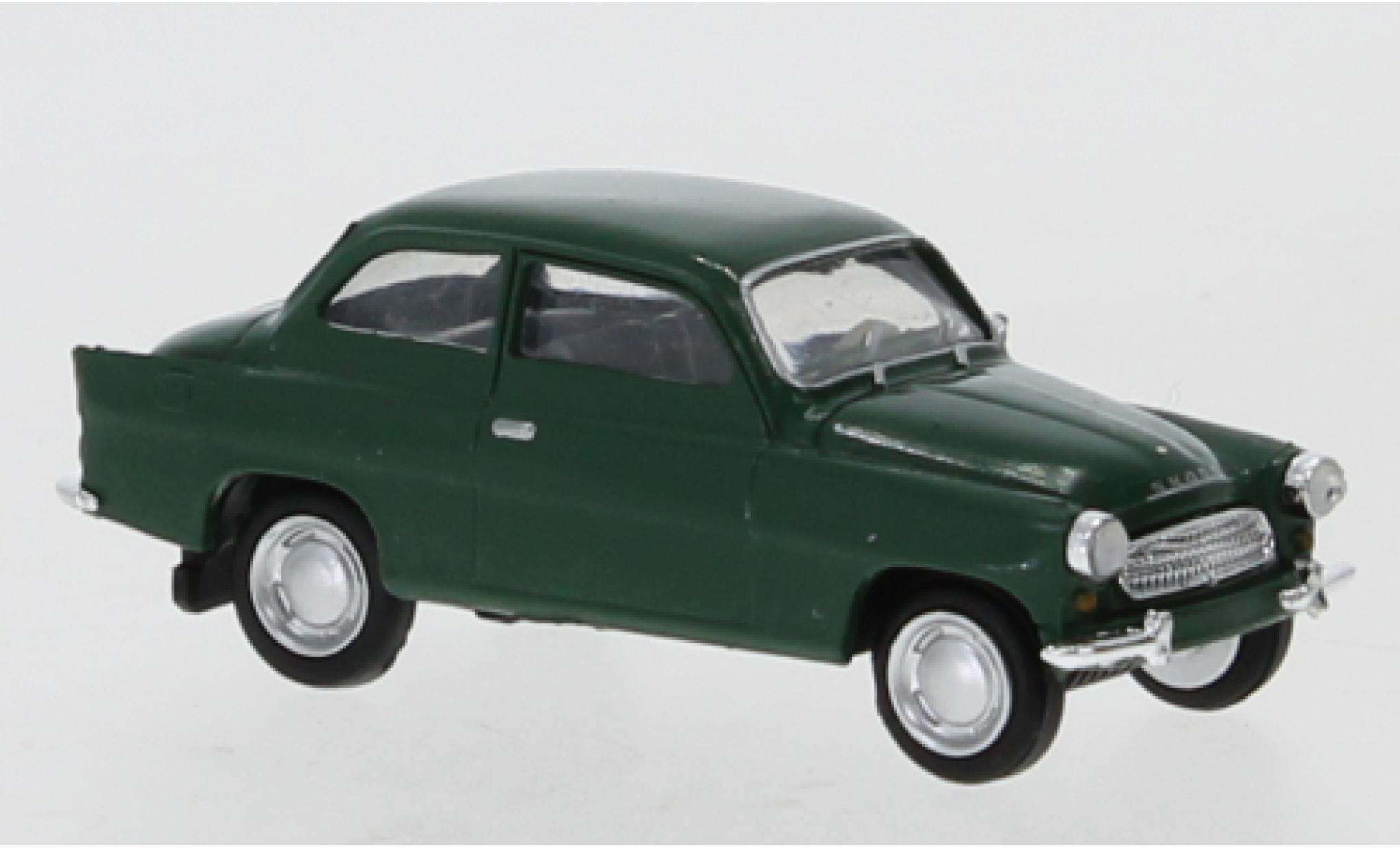 Skoda Octavia 1/87 Brekina verde 1960 modellino in miniatura