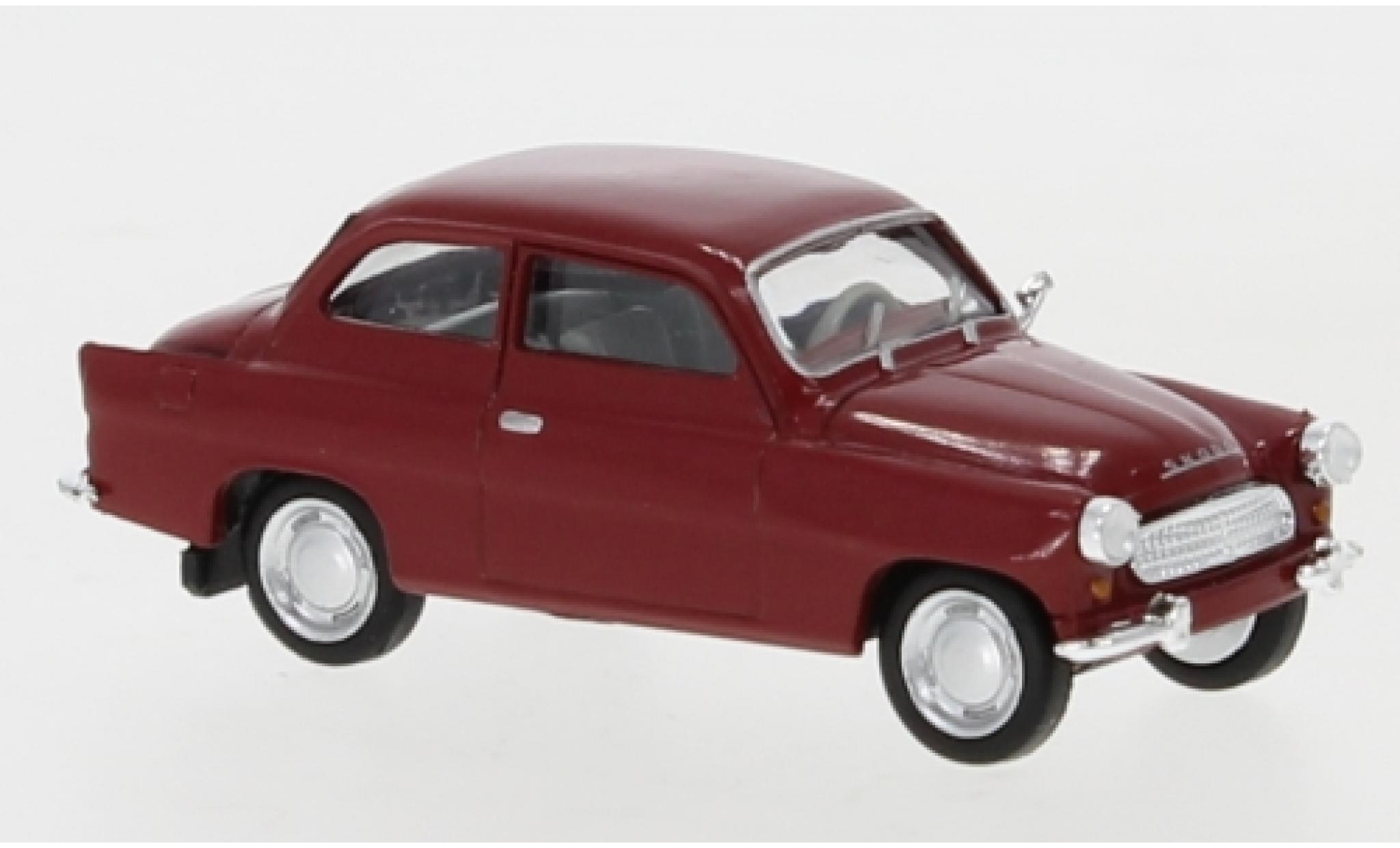 Skoda Octavia 1/87 Brekina rosso 1960 modellino in miniatura