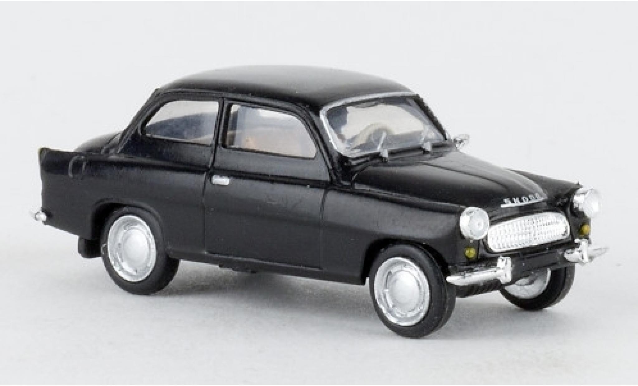 Skoda Octavia 1/87 Brekina nero 1960 modellino in miniatura
