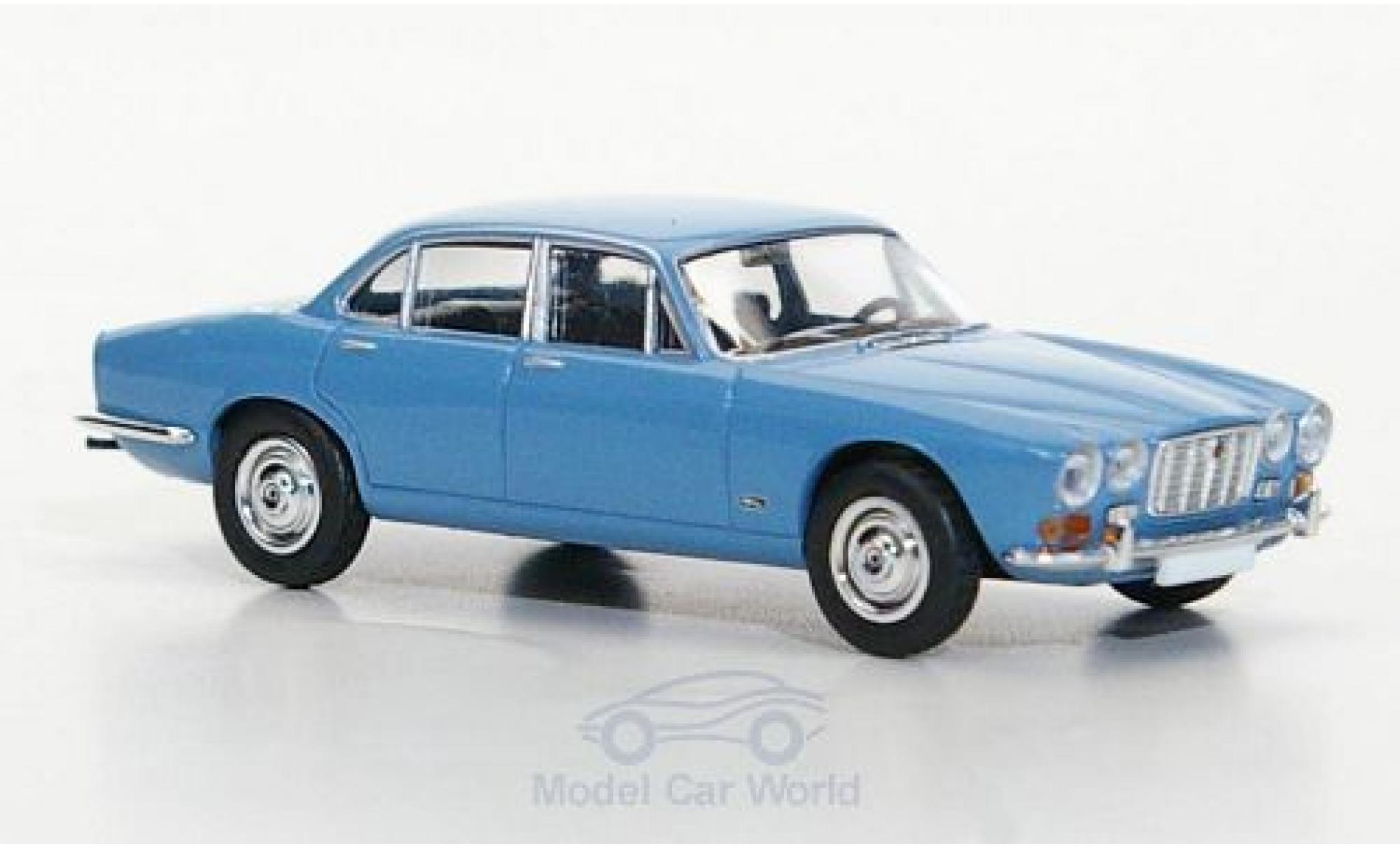 Jaguar XJ 6 1/87 Brekina 6 blu modellino in miniatura