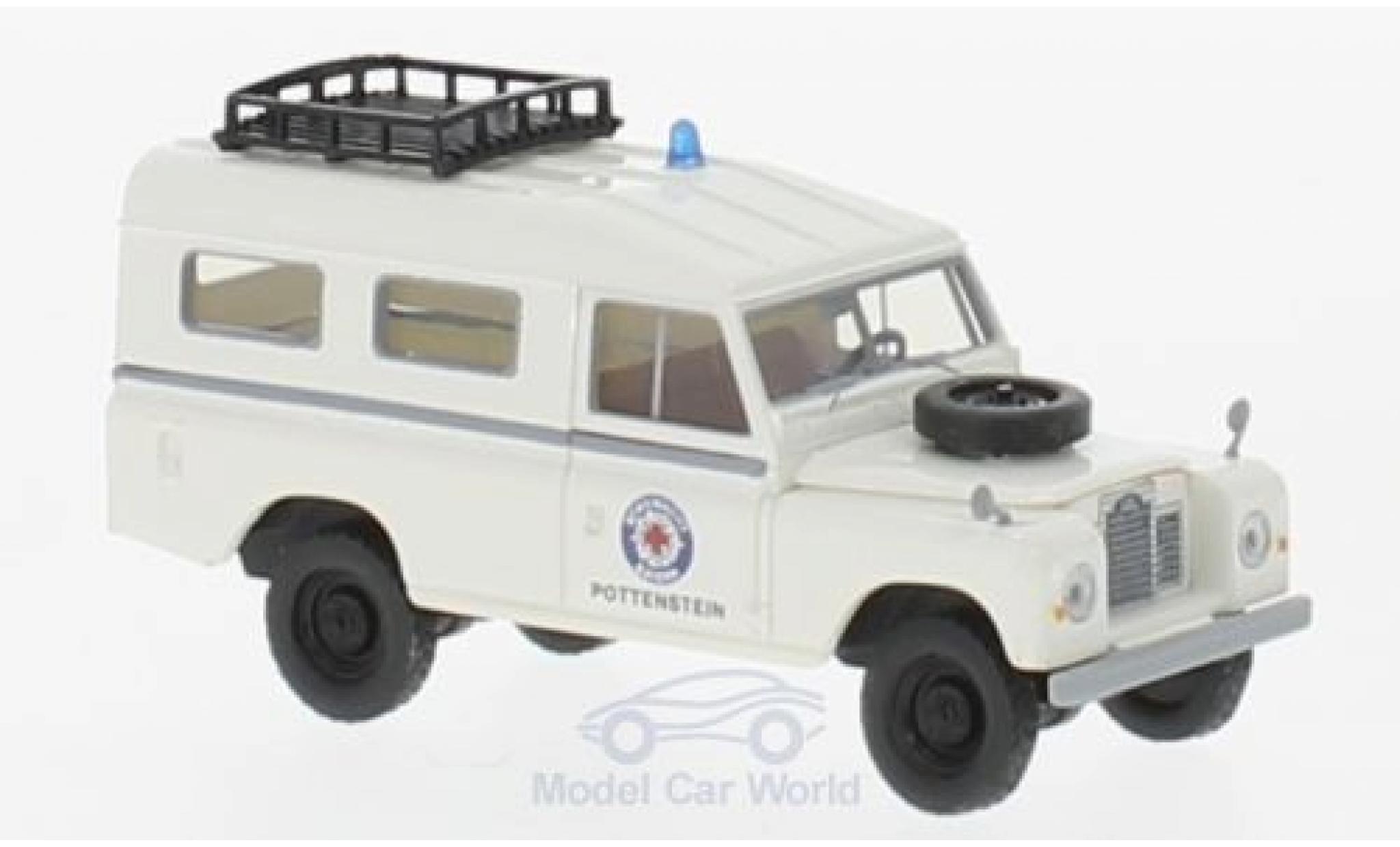 Land Rover 109 1/18 Brekina Bergwacht modellino in miniatura