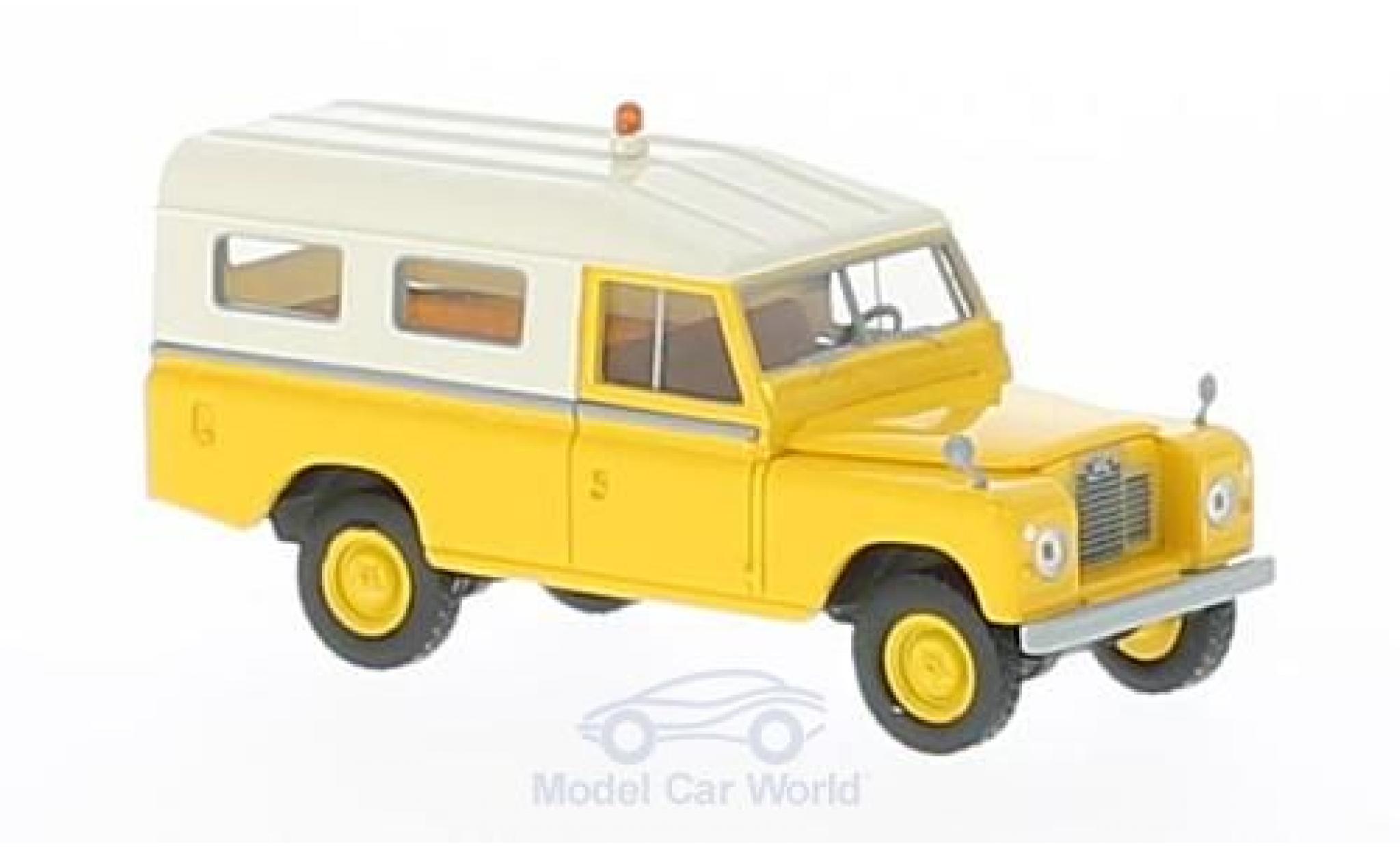 Land Rover 109 1/18 Brekina giallo modellino in miniatura