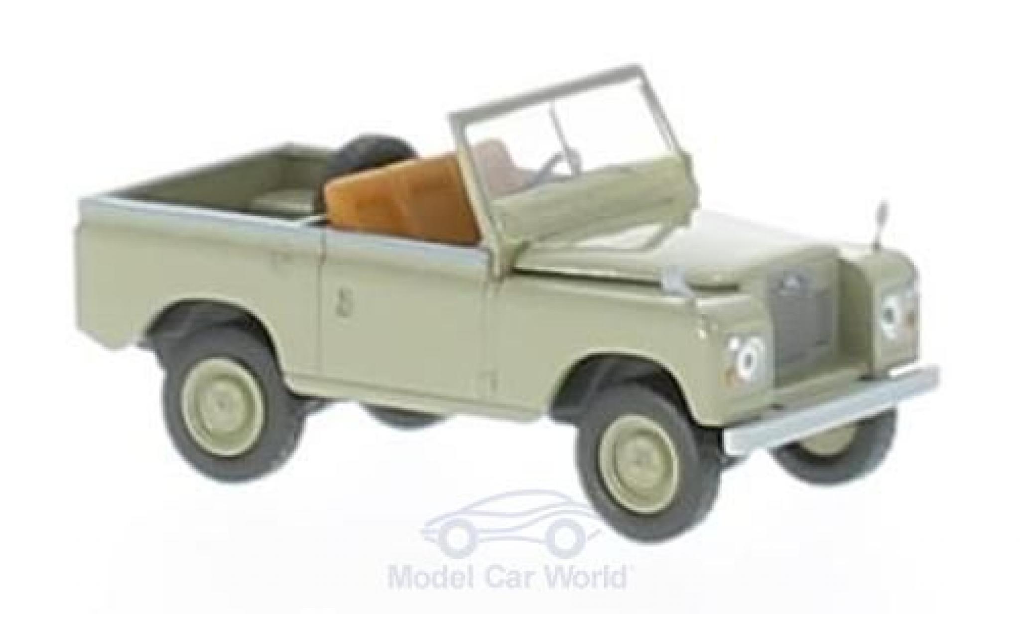 Land Rover 88 1/18 Brekina grigio modellino in miniatura