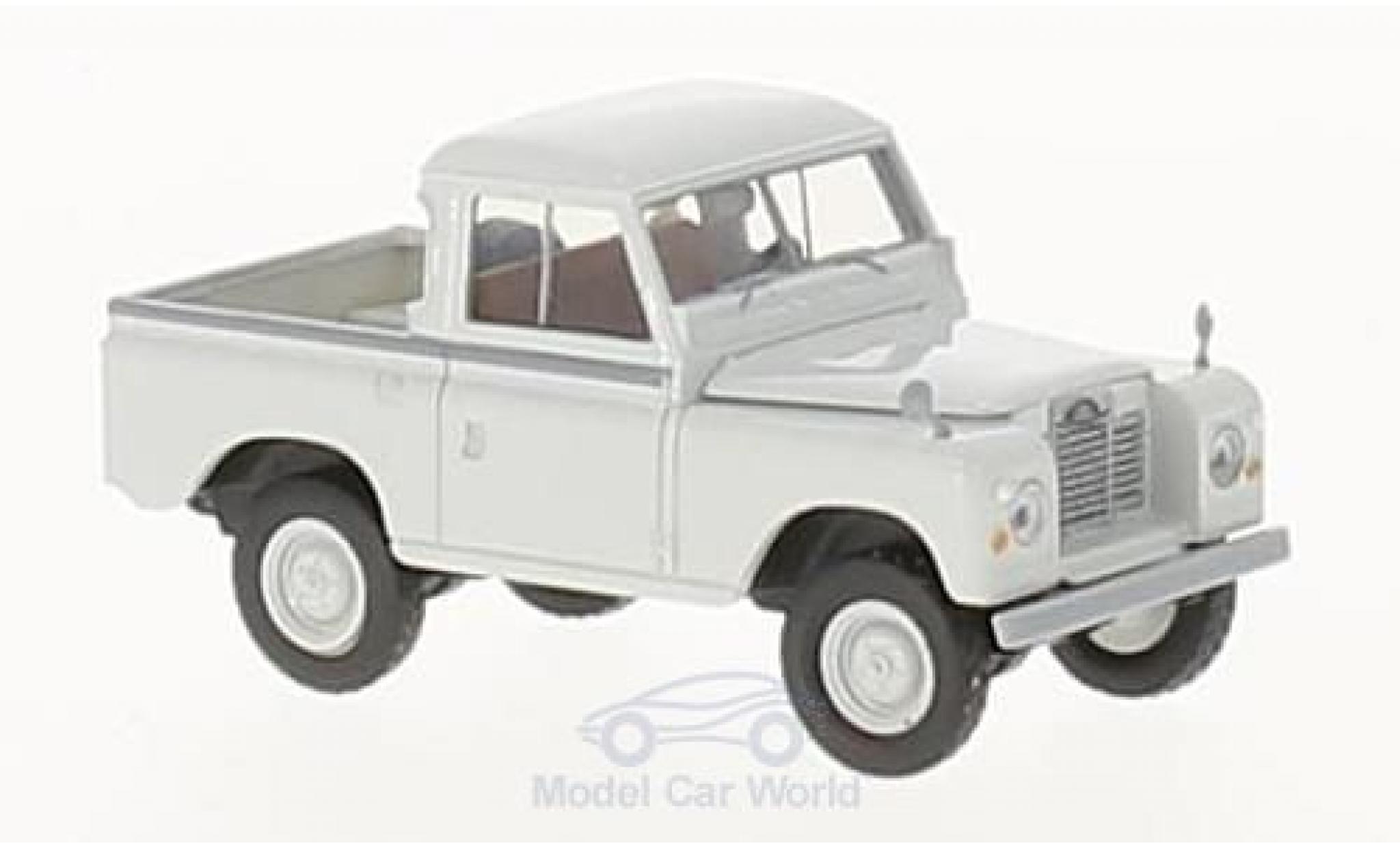 Land Rover 88 1/18 Brekina grigio geschlossen modellino in miniatura