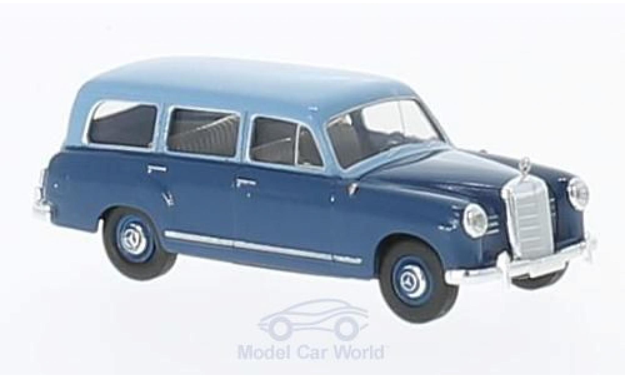 Mercedes 180 1/87 Brekina Kombi blu/blu modellino in miniatura