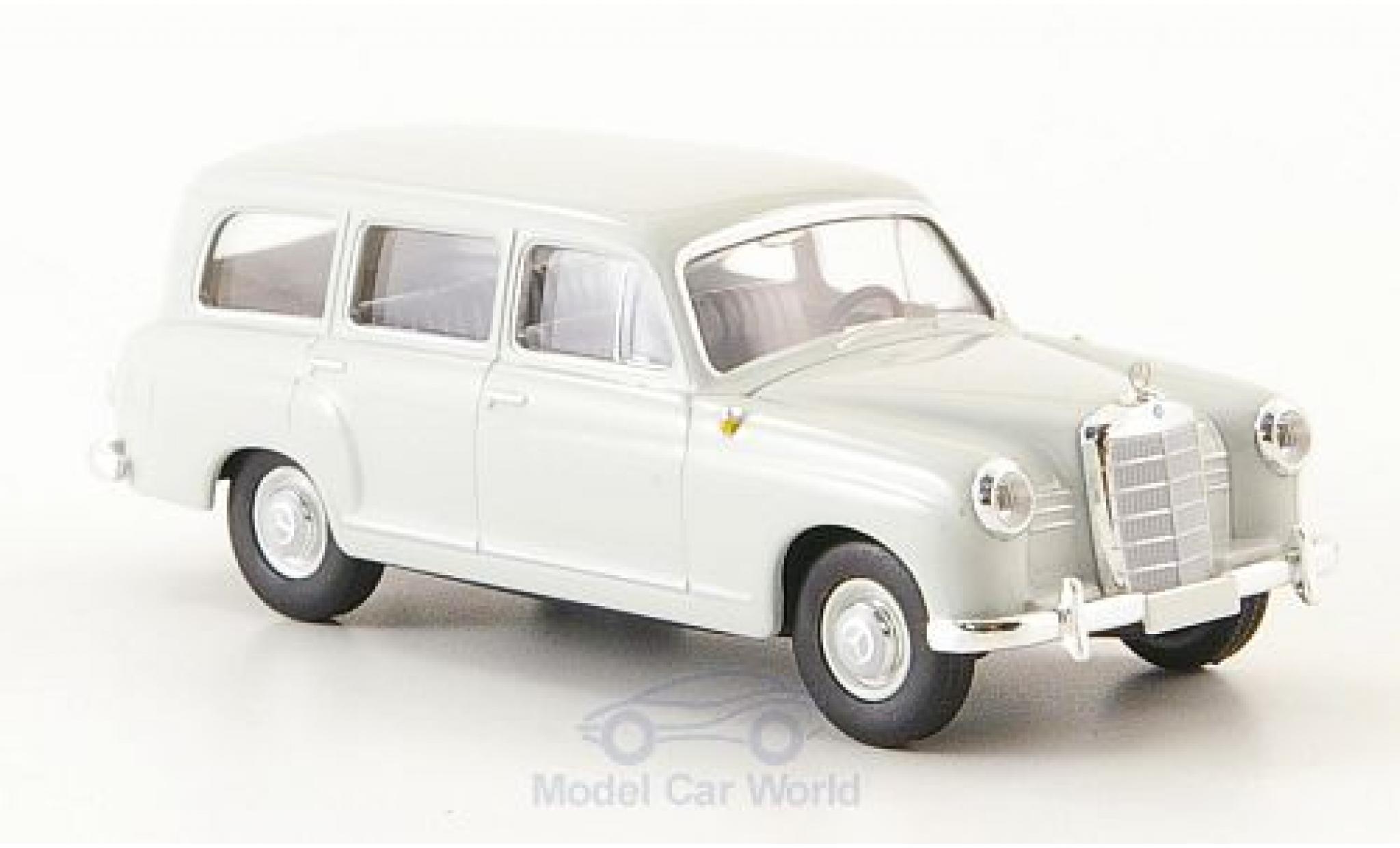 Mercedes 180 1/87 Brekina Kombi (W120) grigio 1955 modellino in miniatura