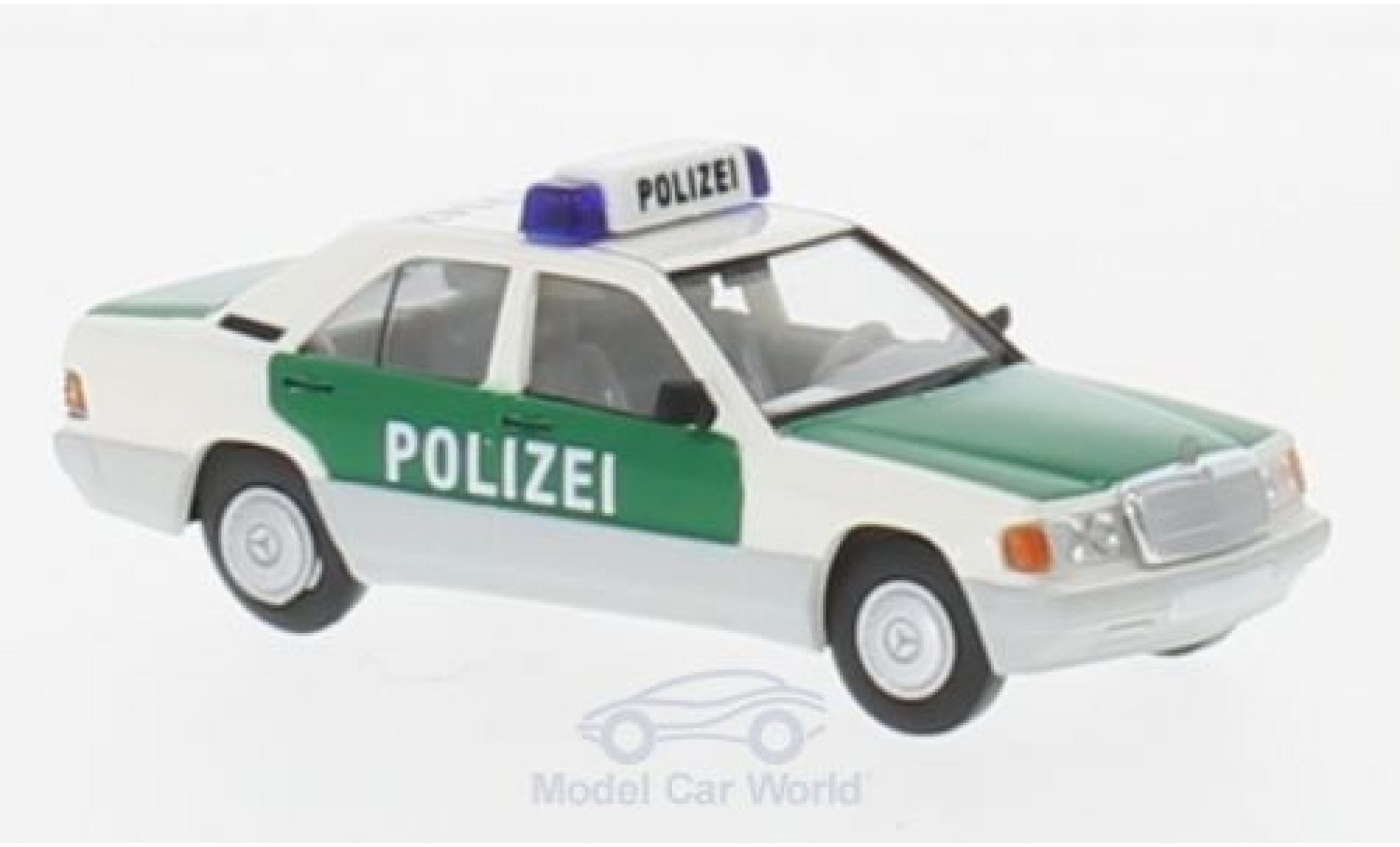 Mercedes 190 E 1/87 Brekina E Polizei Hamburg modellino in miniatura