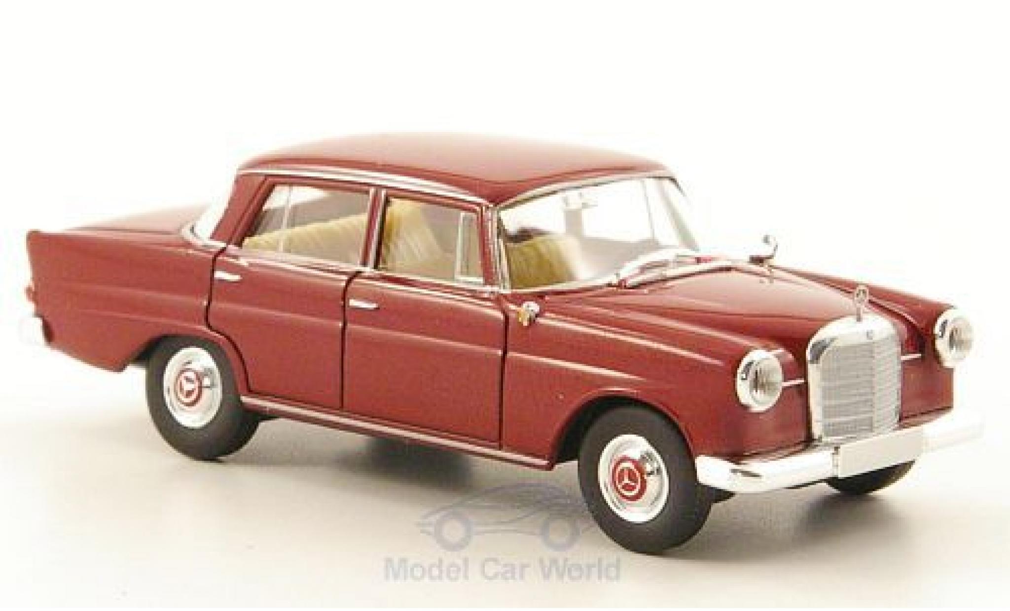 Mercedes 190 E 1/87 Brekina c (W110) rosso modellino in miniatura