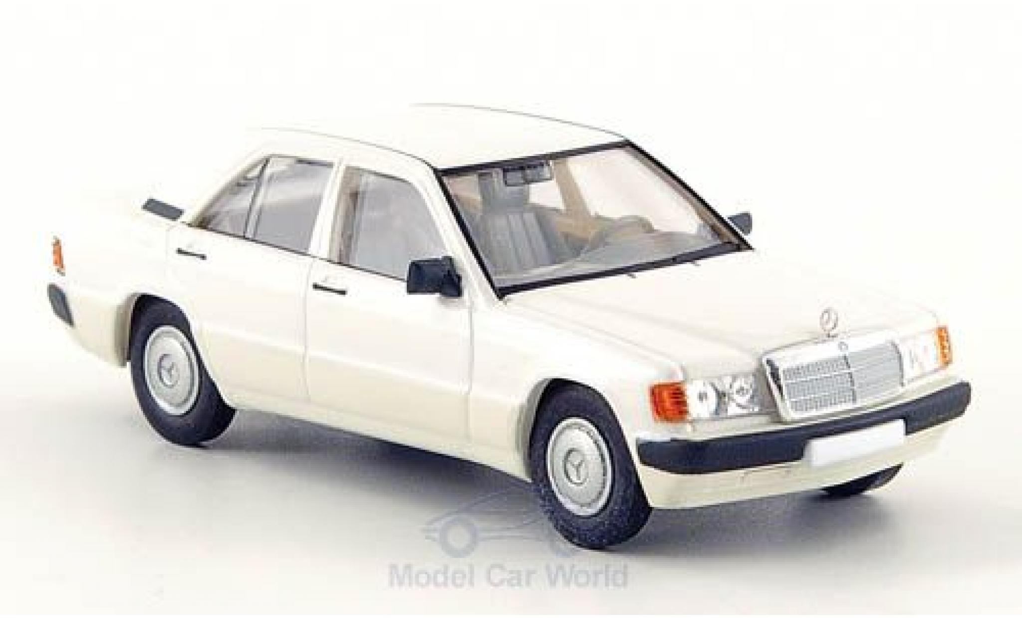 Mercedes 190 E 1/87 Brekina E (W201) bianco 1988 modellino in miniatura