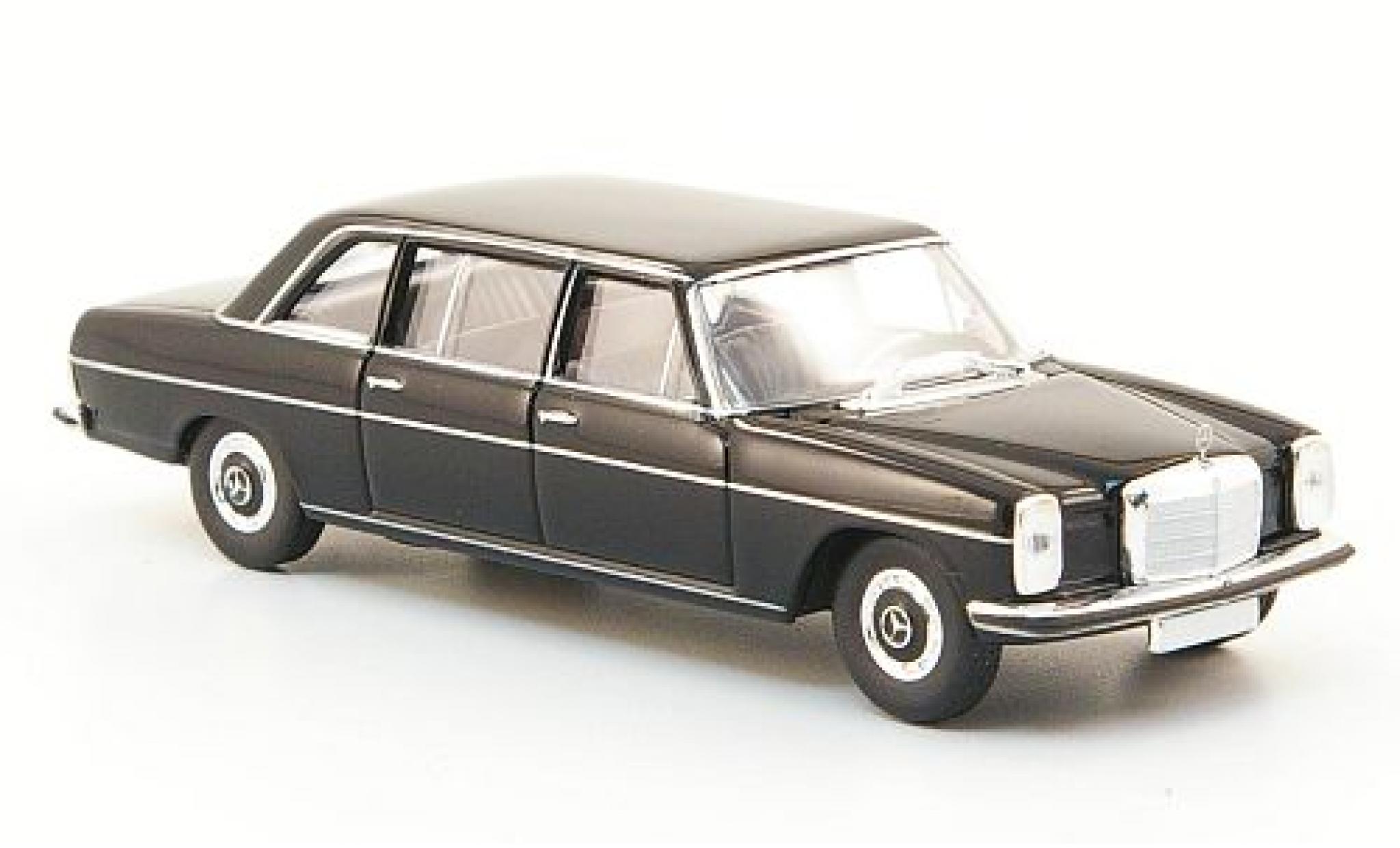 Mercedes 220 1/87 Brekina D lang (W115) nero modellino in miniatura