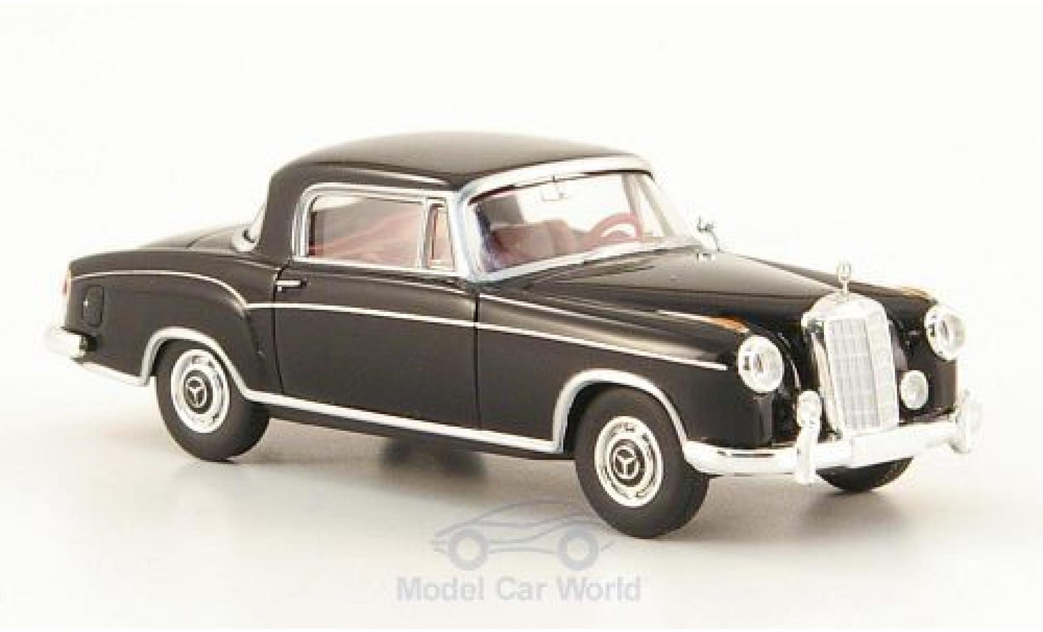 Mercedes 220 1/87 Brekina S Coupe (W180 II) nero modellino in miniatura