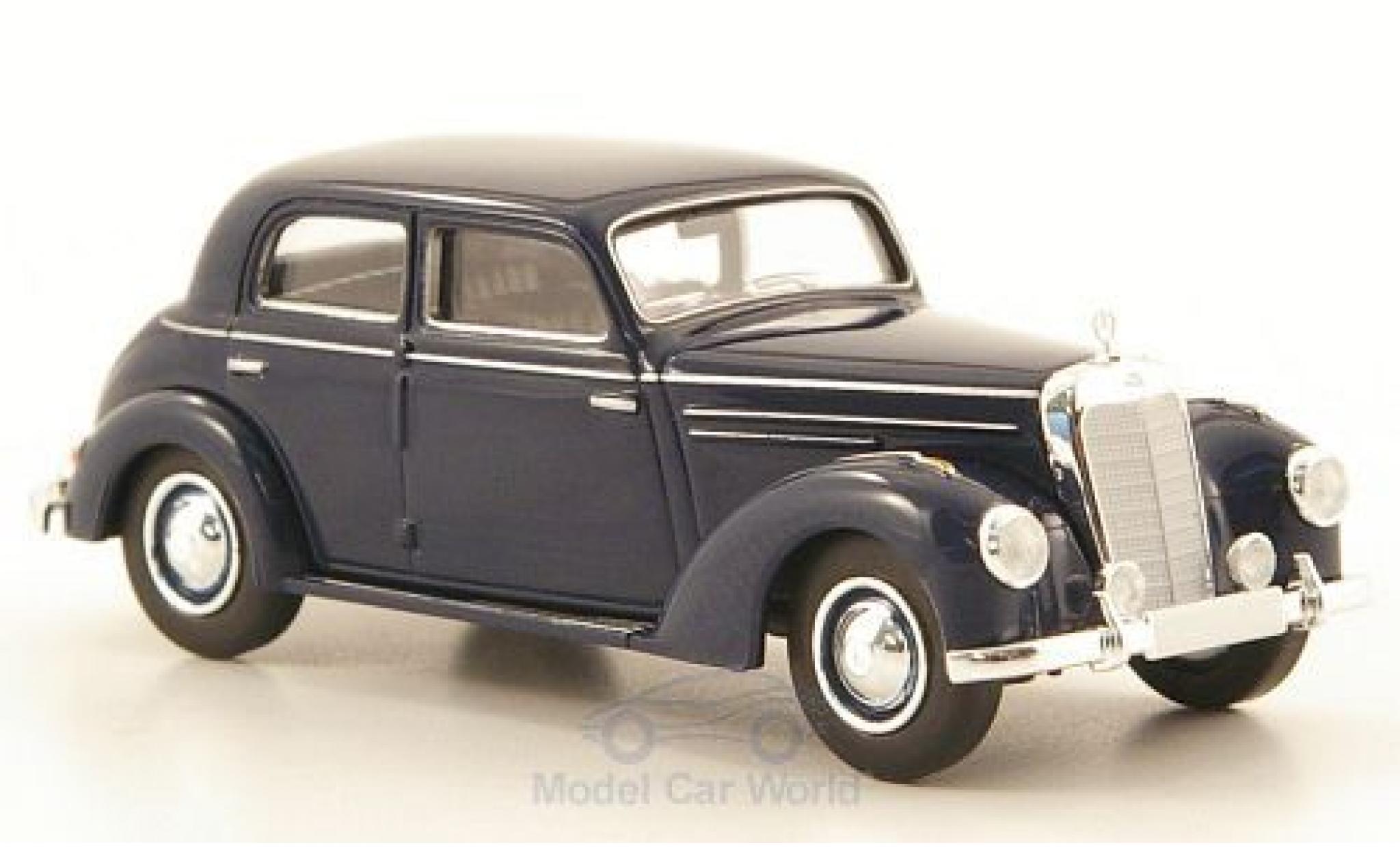 Mercedes 220 1/87 Brekina (W187) blu modellino in miniatura