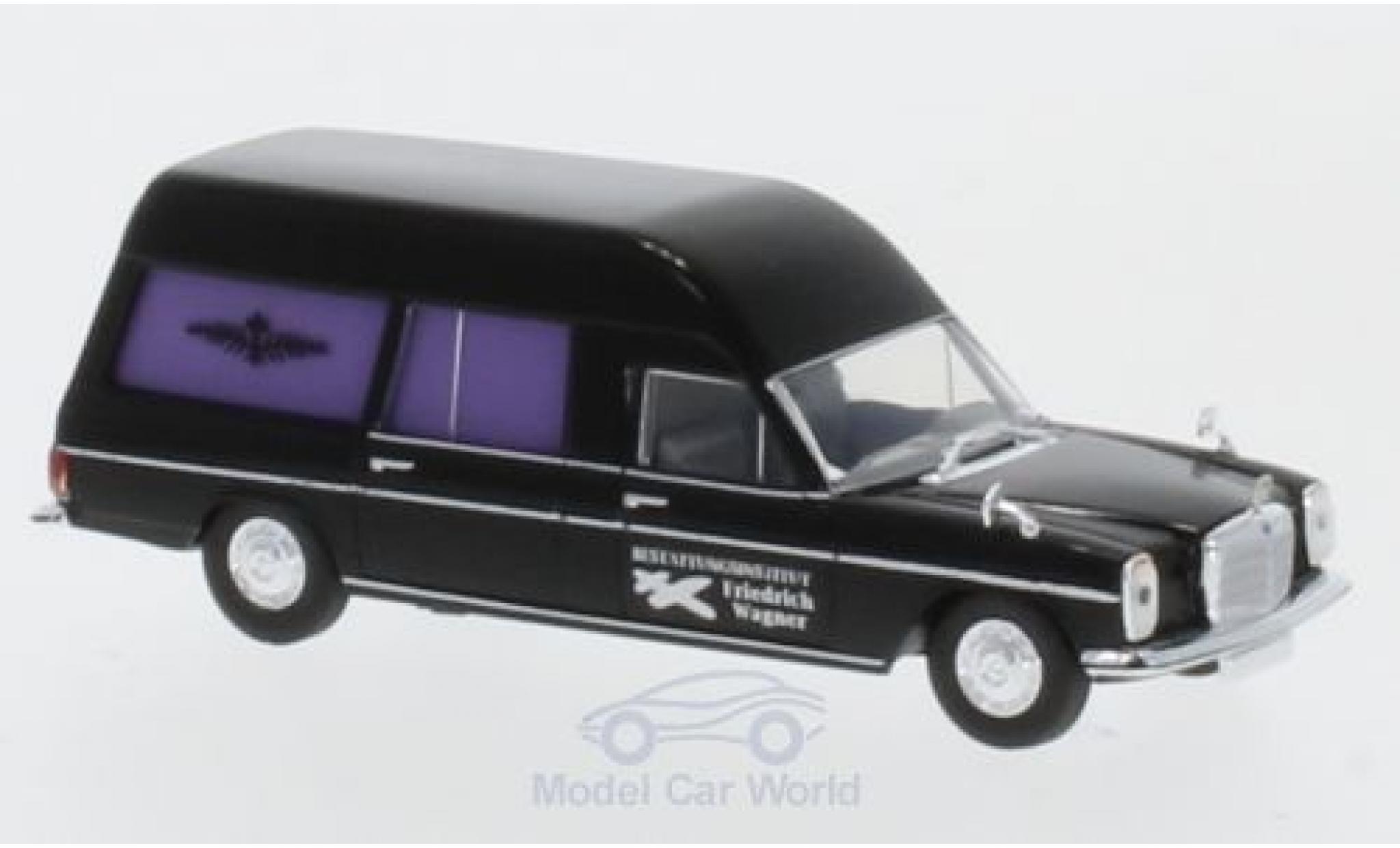 Mercedes /8 1/87 Brekina Friedrich Wagner Bestattungswagen modellino in miniatura