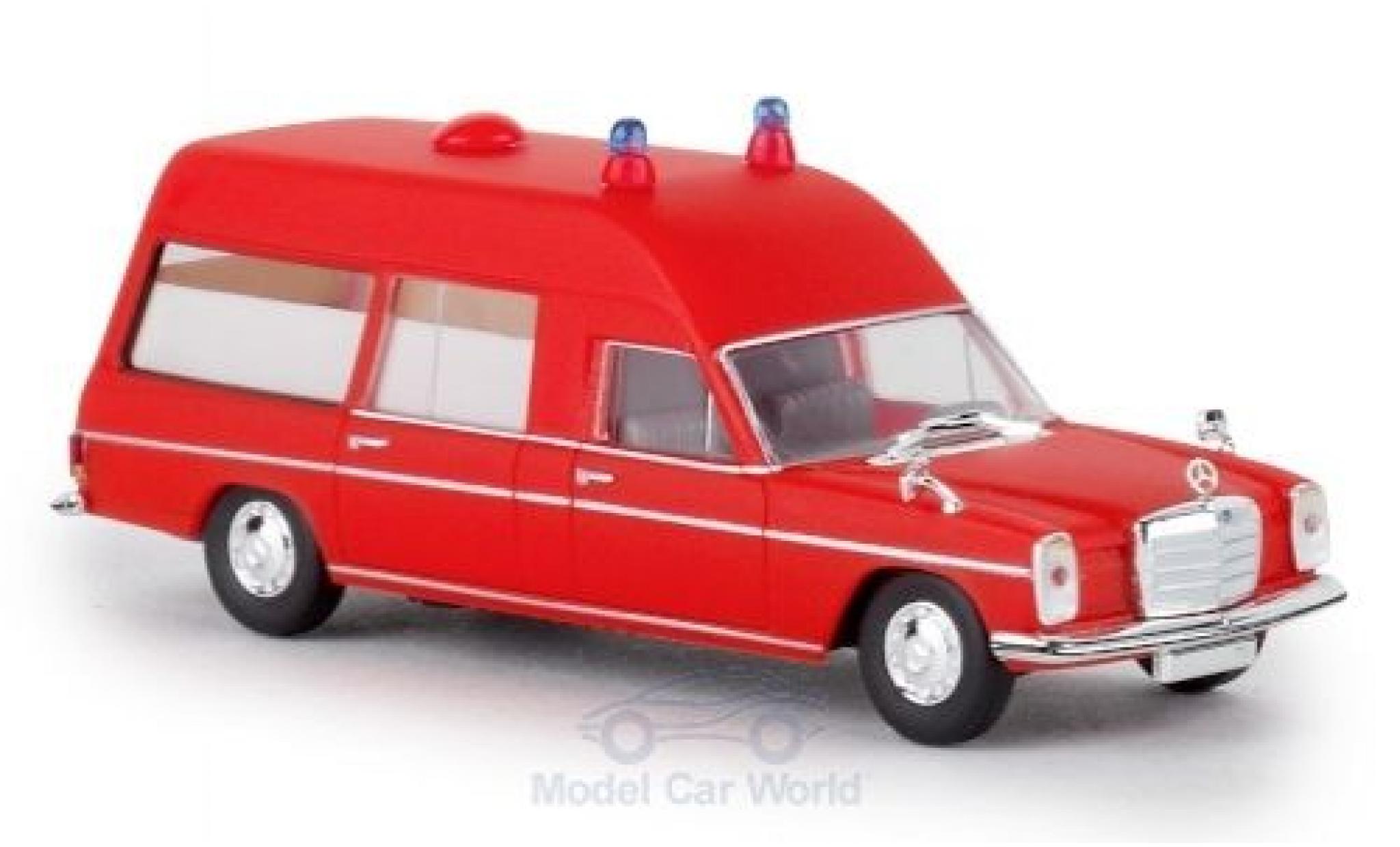 Mercedes /8 1/87 Brekina KTW rosso 1970 modellino in miniatura