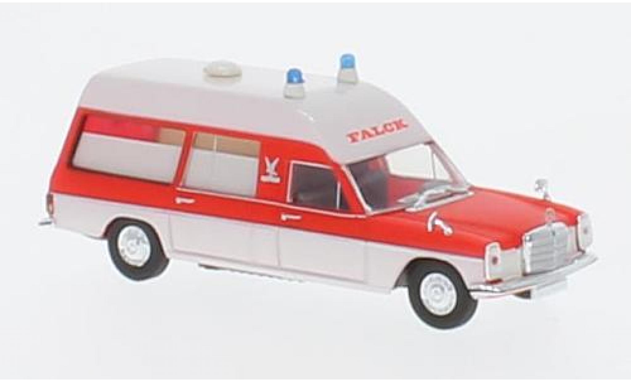 Mercedes /8 1/87 Brekina KTW rosso/bianco Falck modellino in miniatura