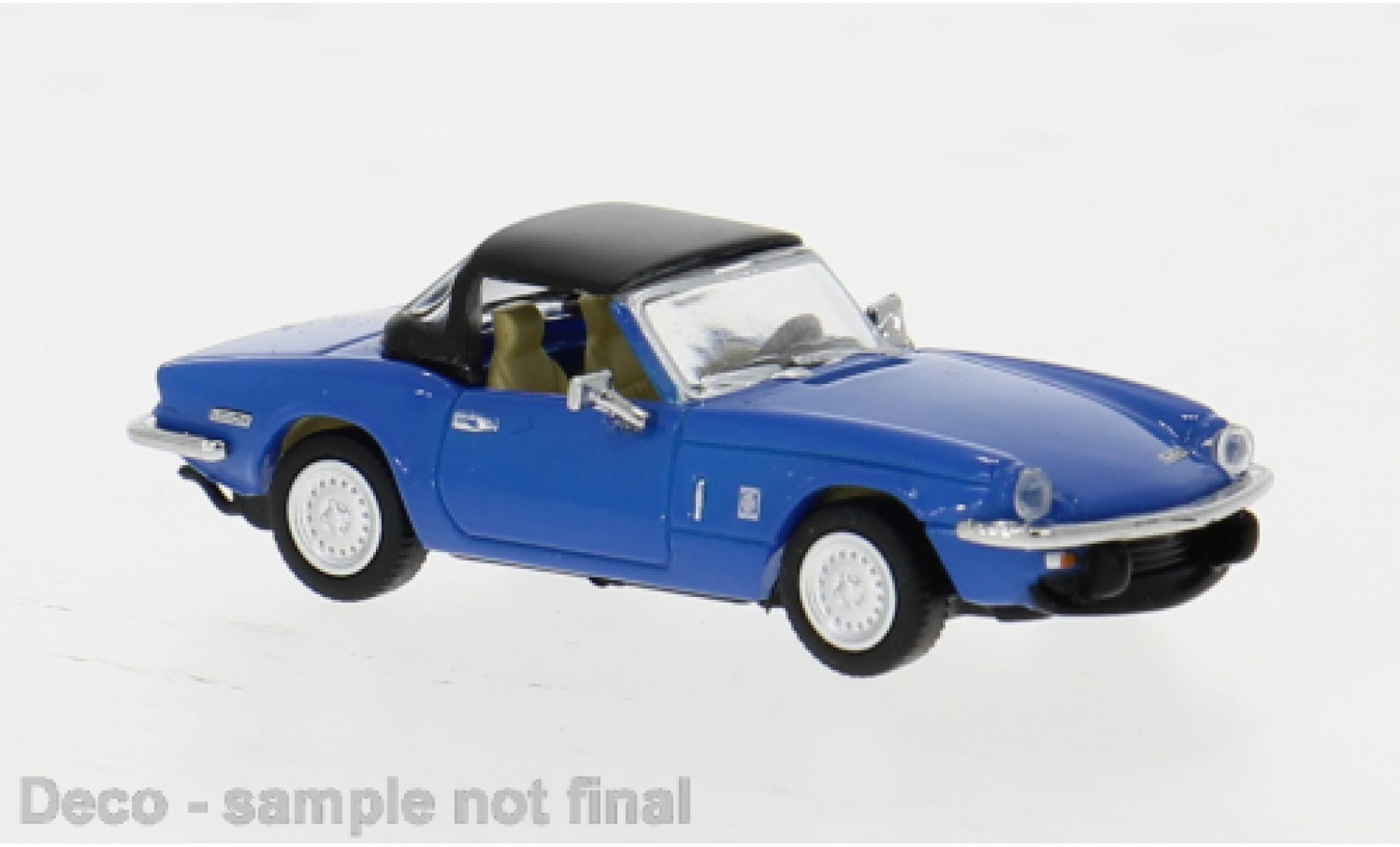 Triumph Spitfire 1/87 Brekina blau 1974 1:87 modellino in miniatura