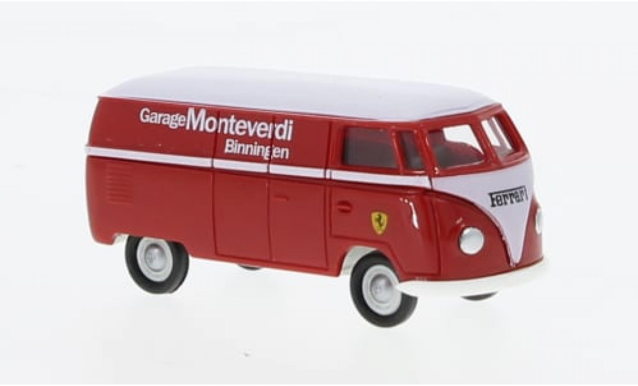 Volkswagen T1 1/87 Brekina a Kasten Garage Monteverdi 1950 1:87 modellino in miniatura