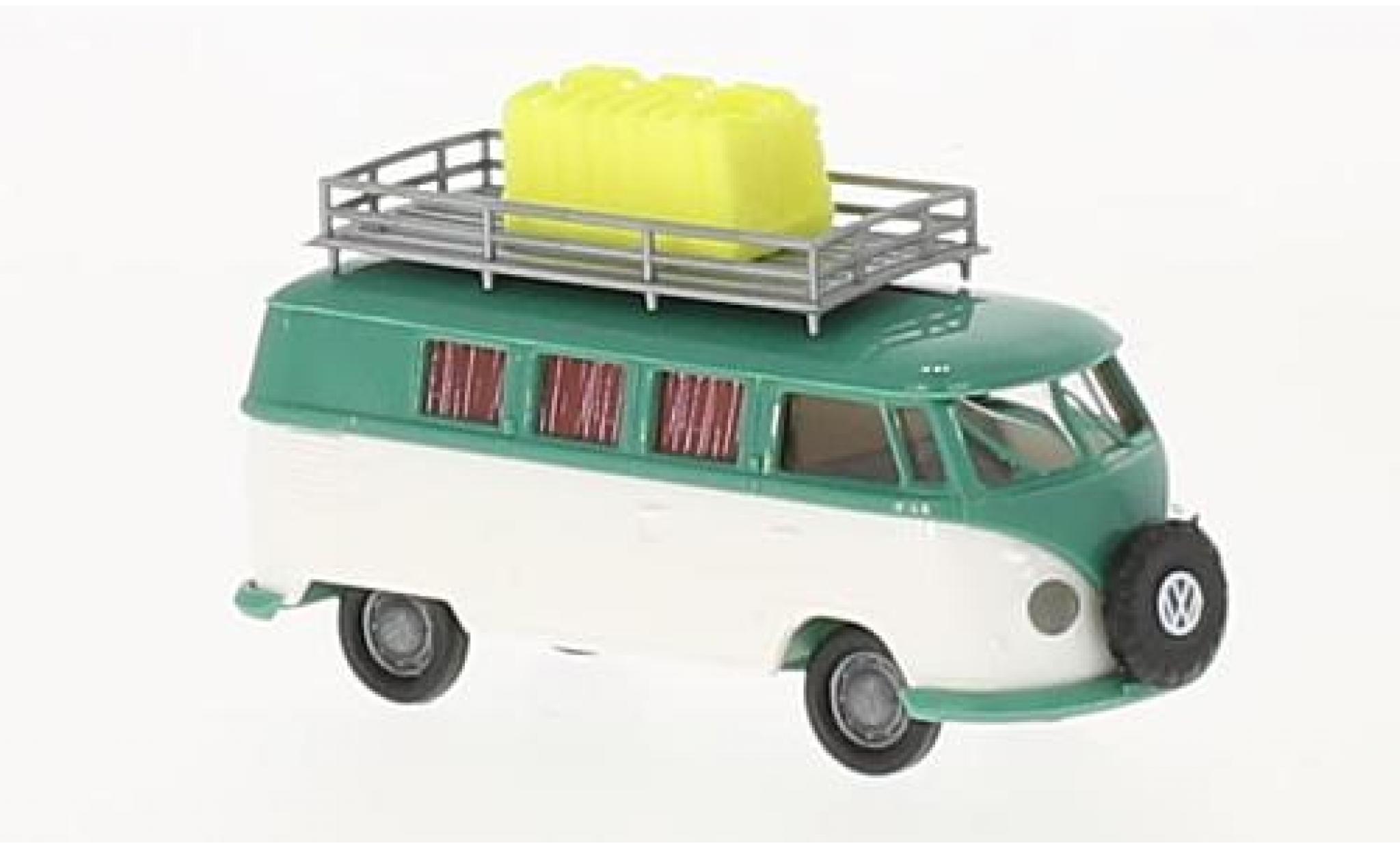 Volkswagen T1 1/87 Brekina b Camper Weltenmbummler avec Benzinkanistern modellino in miniatura