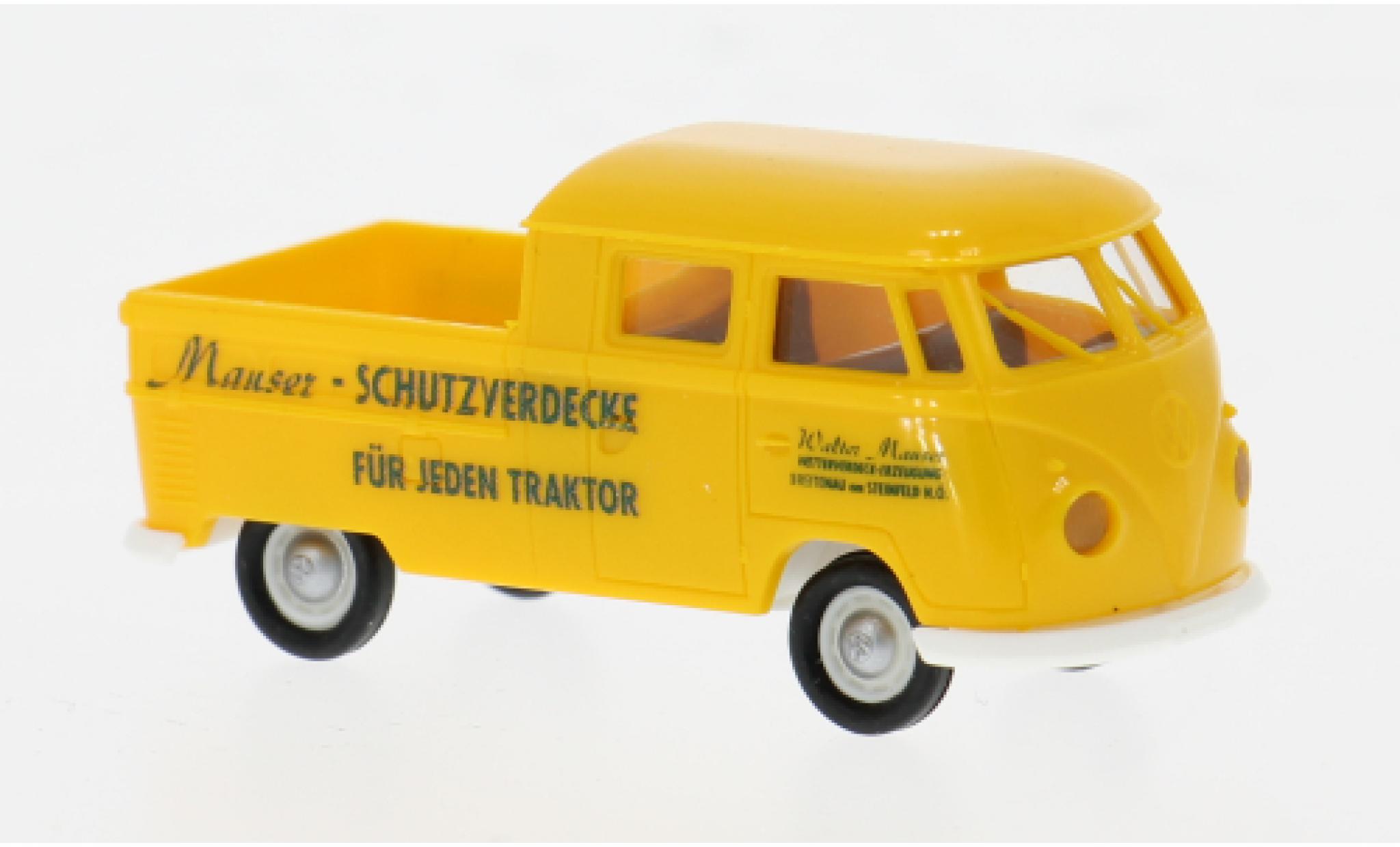 Volkswagen T1 1/87 Brekina b Doka 1960 Mauser Schutzverdecke 1:87 modellino in miniatura