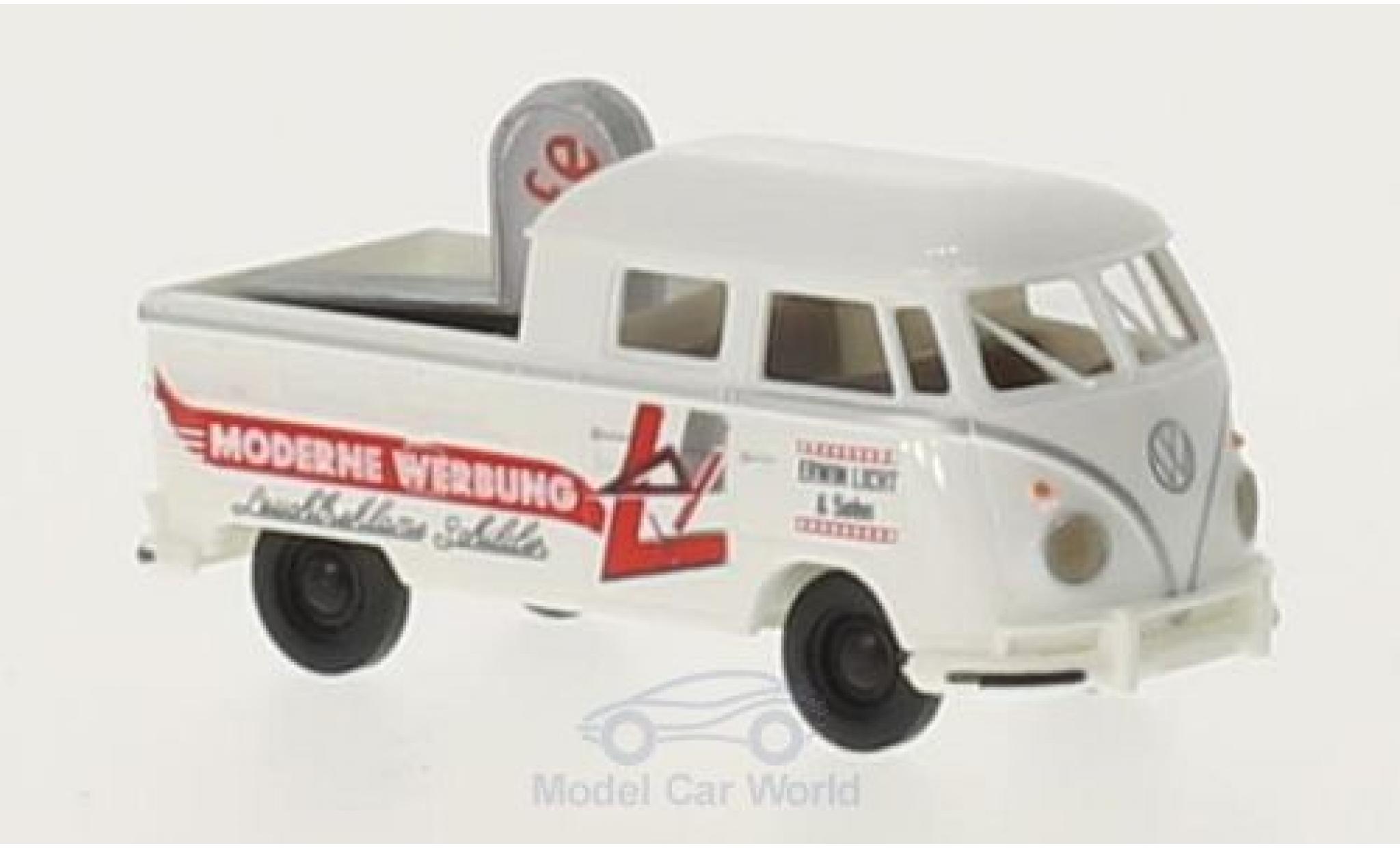 Volkswagen T1 B 1/87 Brekina b DoKa Moderne Werbung mit Ladegut modellino in miniatura