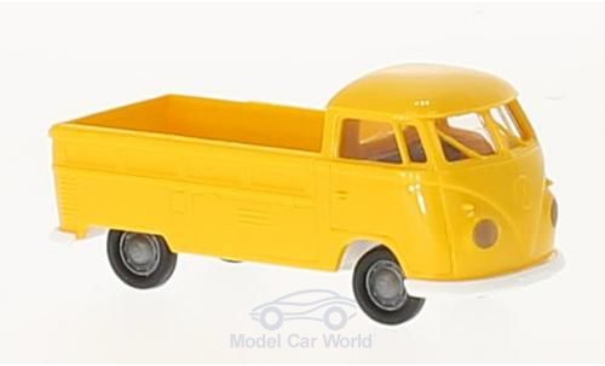 Volkswagen T1 B 1/87 Brekina b giallo Pritsche modellino in miniatura