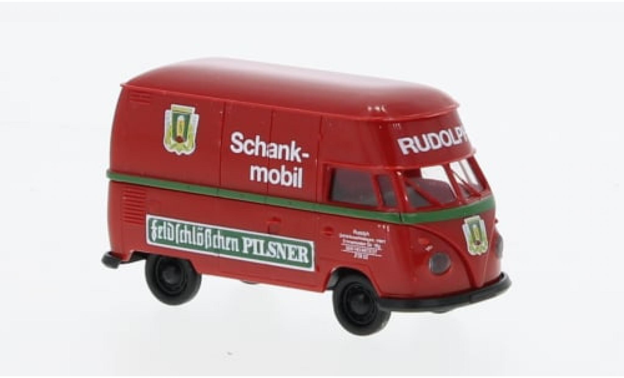 Volkswagen T1 1/87 Brekina b Großraum-Kasten Feldschlößchen Schankmobil 1960 1:87 modellino in miniatura
