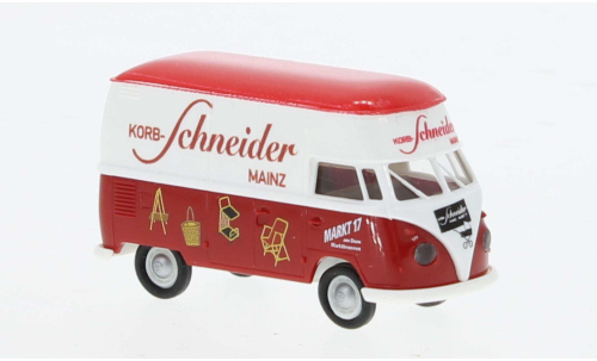 Volkswagen T1 1/87 Brekina b Großraum-Kasten Korb Schneider 1960 1:87 modellino in miniatura