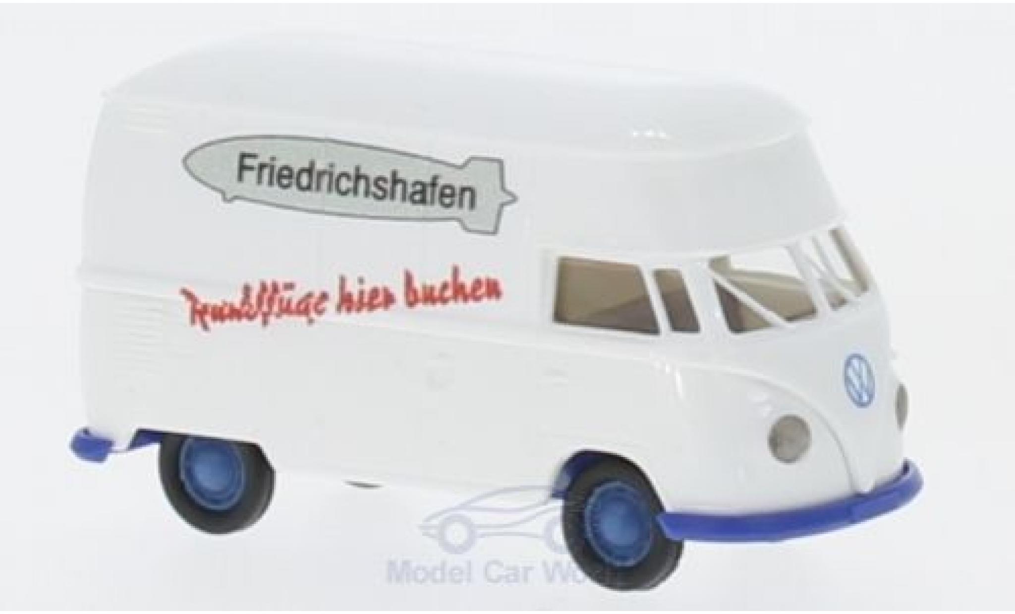 Volkswagen T1 B 1/87 Brekina b Hochdach-Kasten Friedrichshafen modellino in miniatura