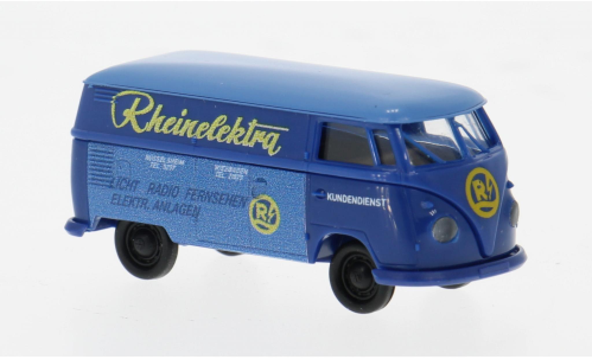 Volkswagen T1 1/87 Brekina b Kasten 1960 Rheinelektra 1:87 modellino in miniatura