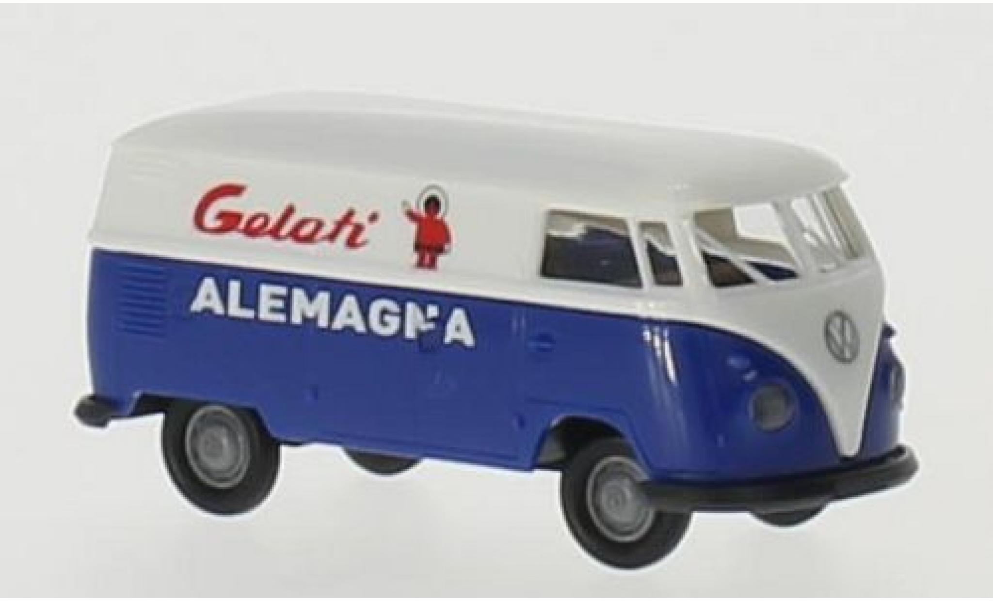 Volkswagen T1 1/87 Brekina b Kasten Gelati Alemagna modellino in miniatura