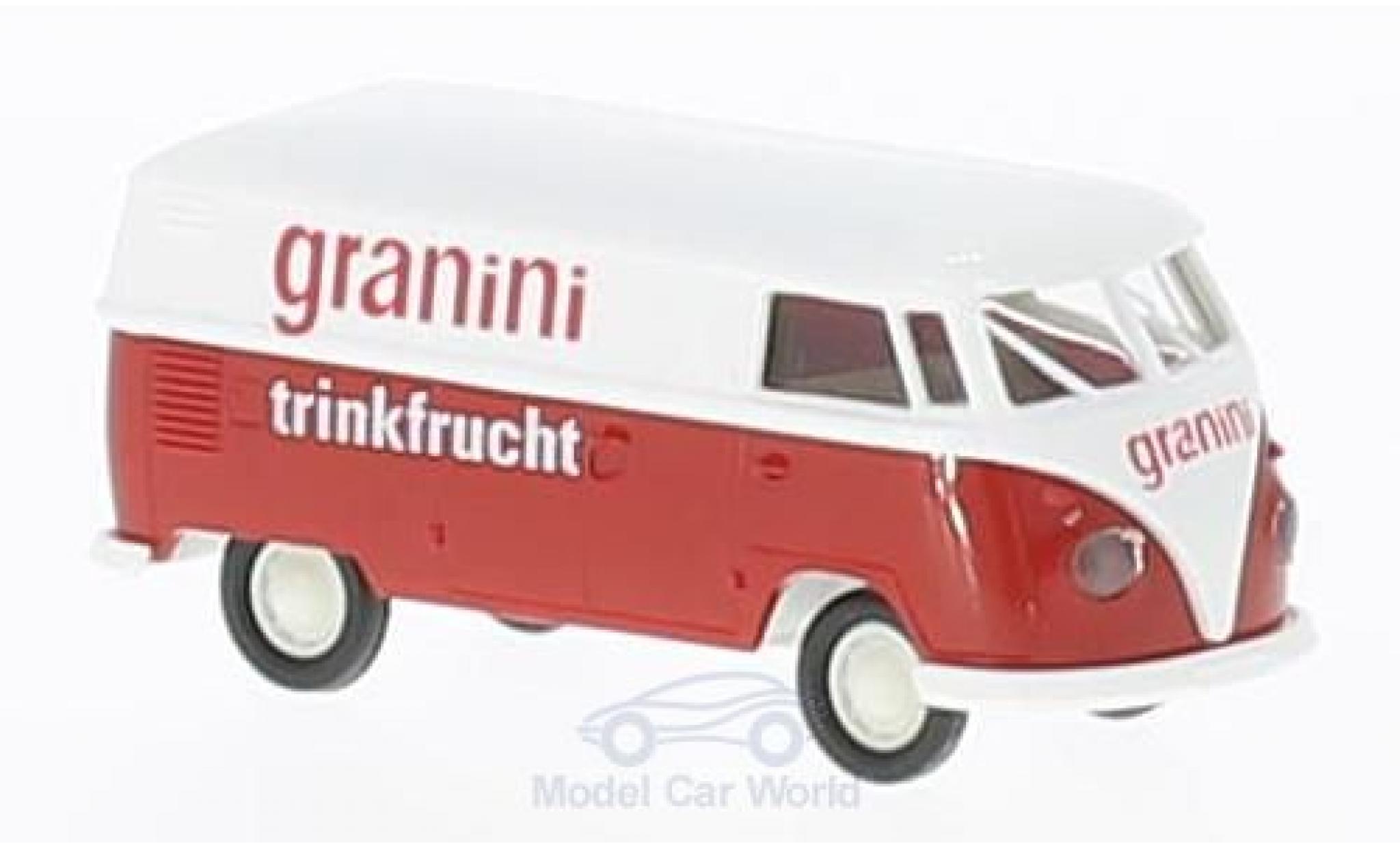 Volkswagen T1 B 1/87 Brekina b Kasten Granini modellino in miniatura